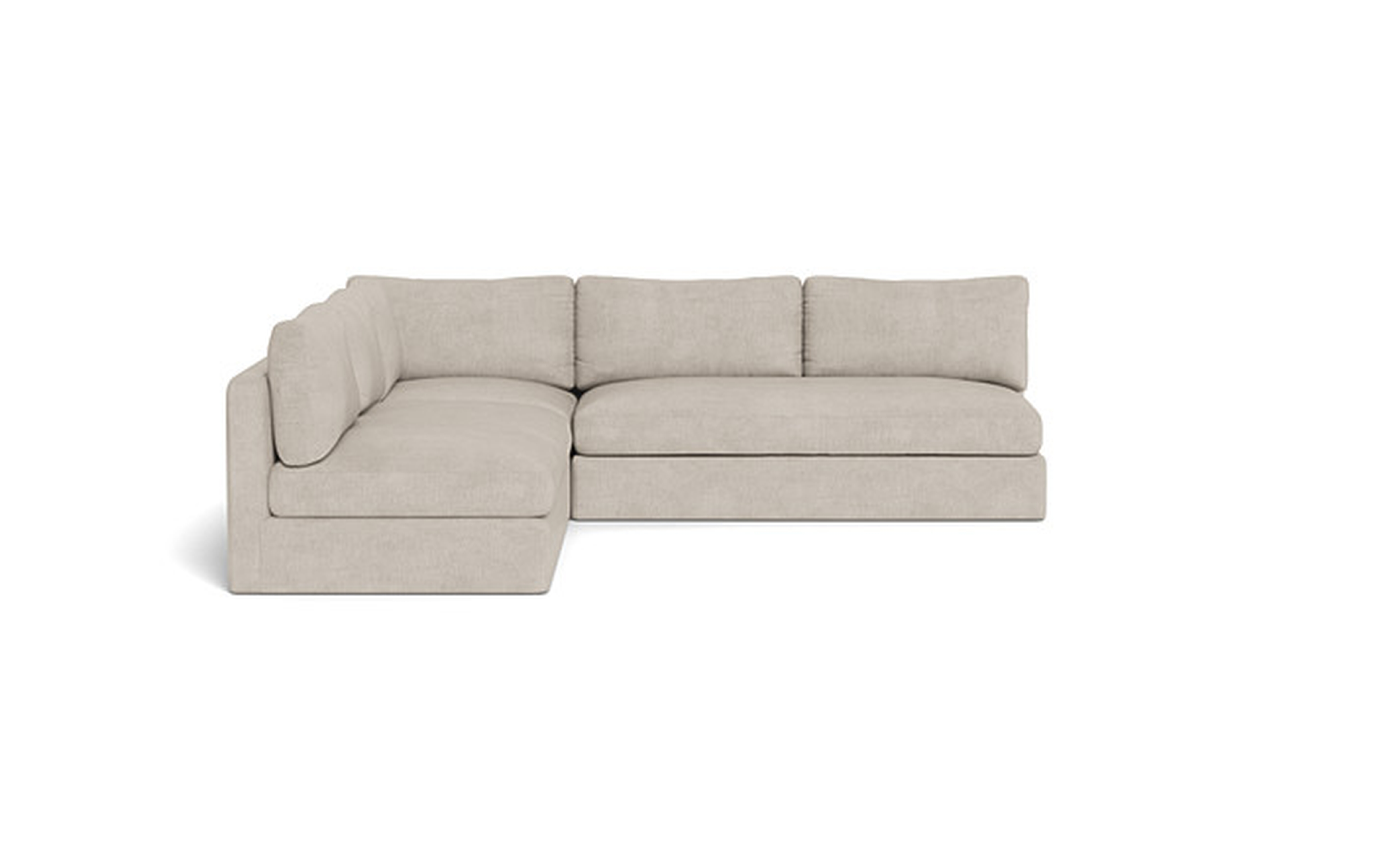 Tatum Modular Armless 3-Piece Corner Sectional - Interior Define