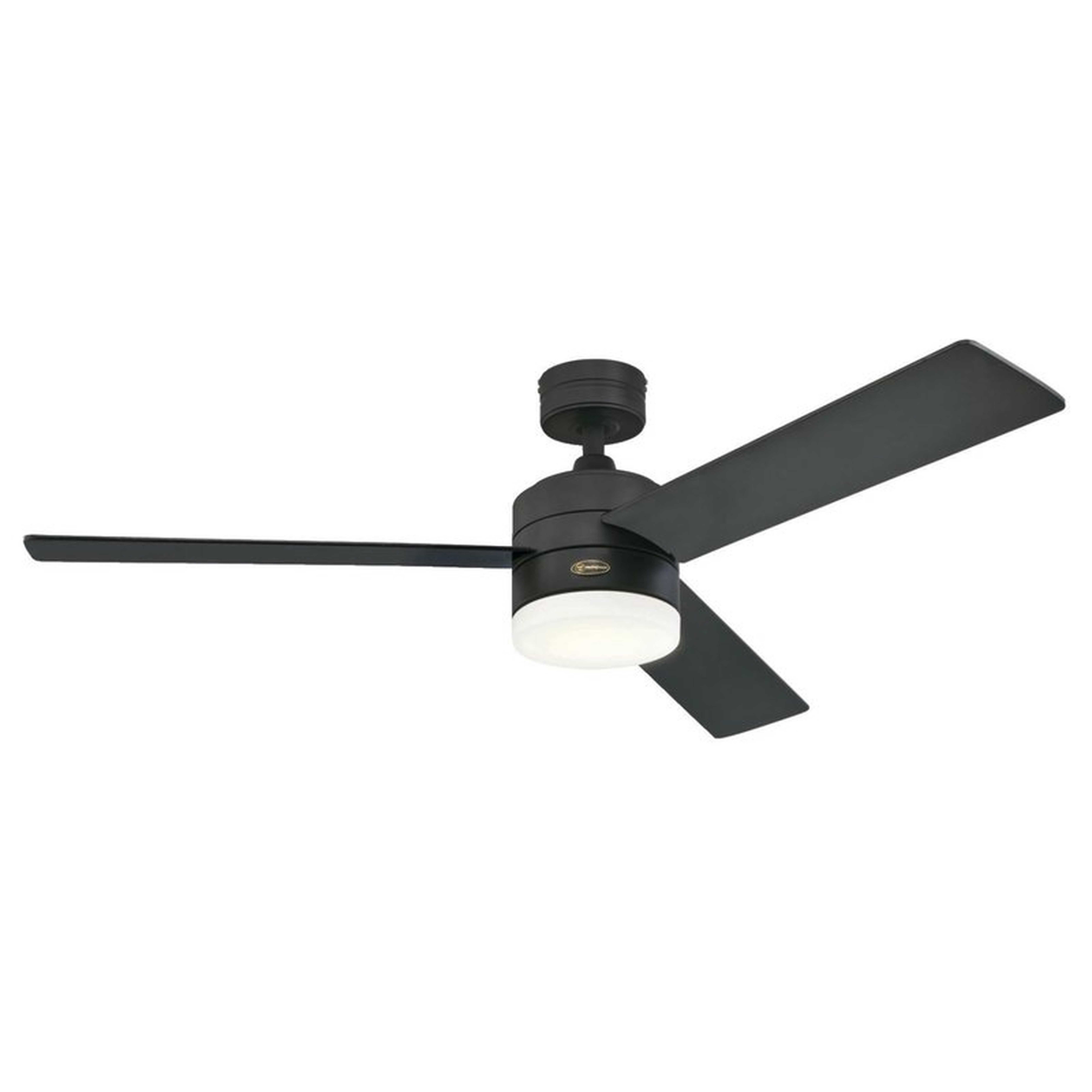 52" Luray 3 Blade LED Ceiling Fan with Remote, Light Kit Included - AllModern