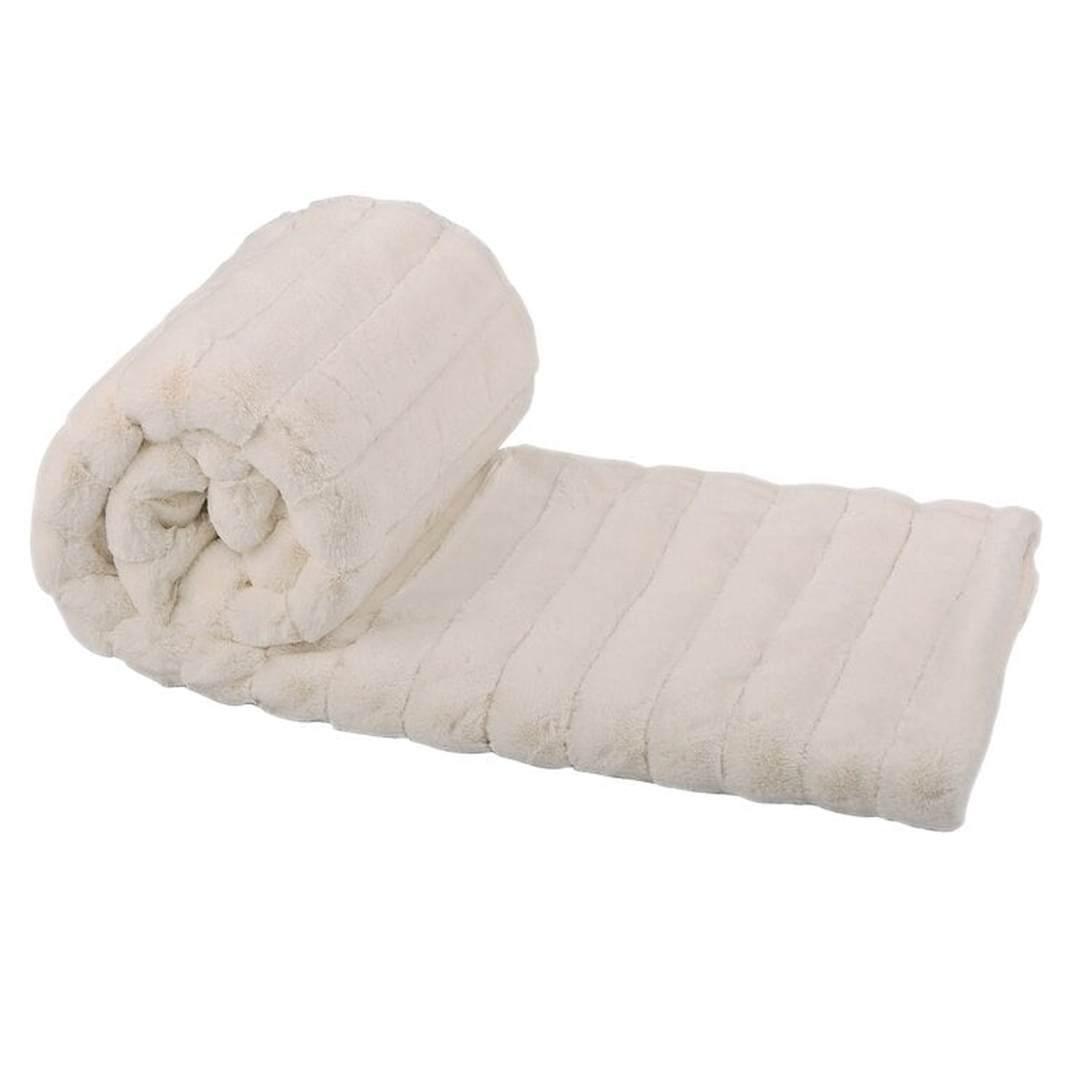 Giuliana Sherpa Micro Mink Fleece Throw - Wayfair