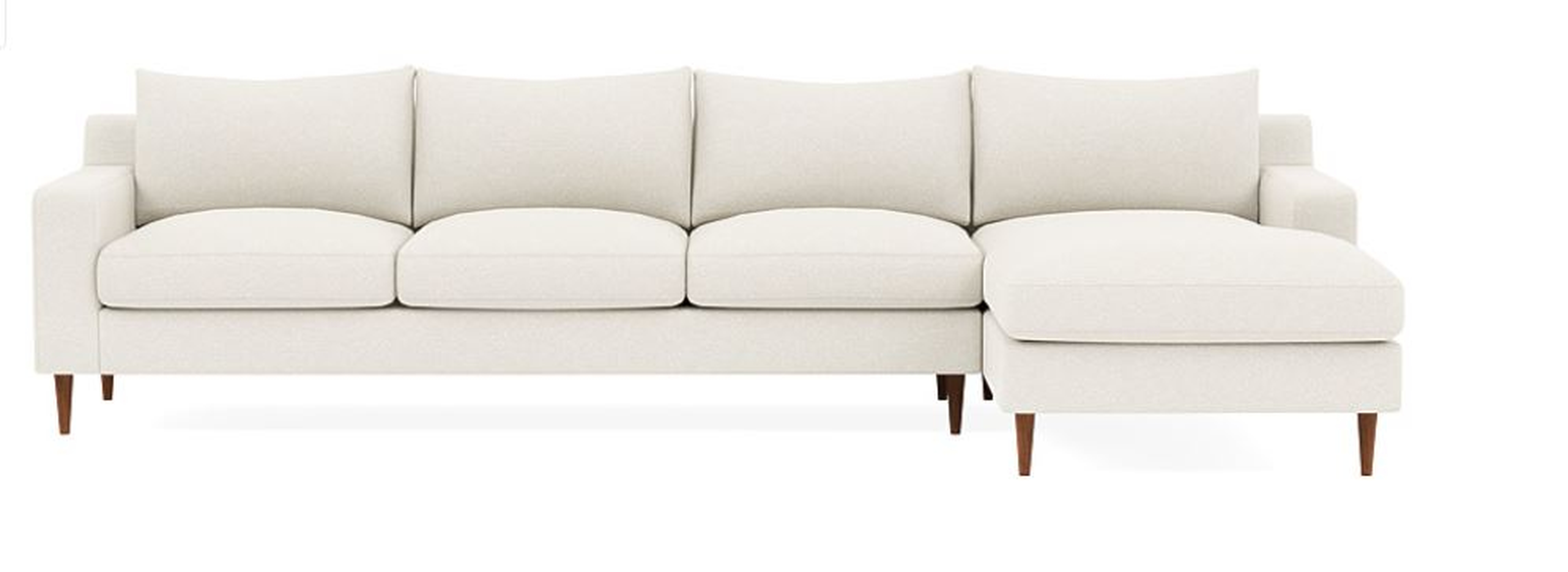 SLOAN Sectional Sofa with Right Chaise - Interior Define