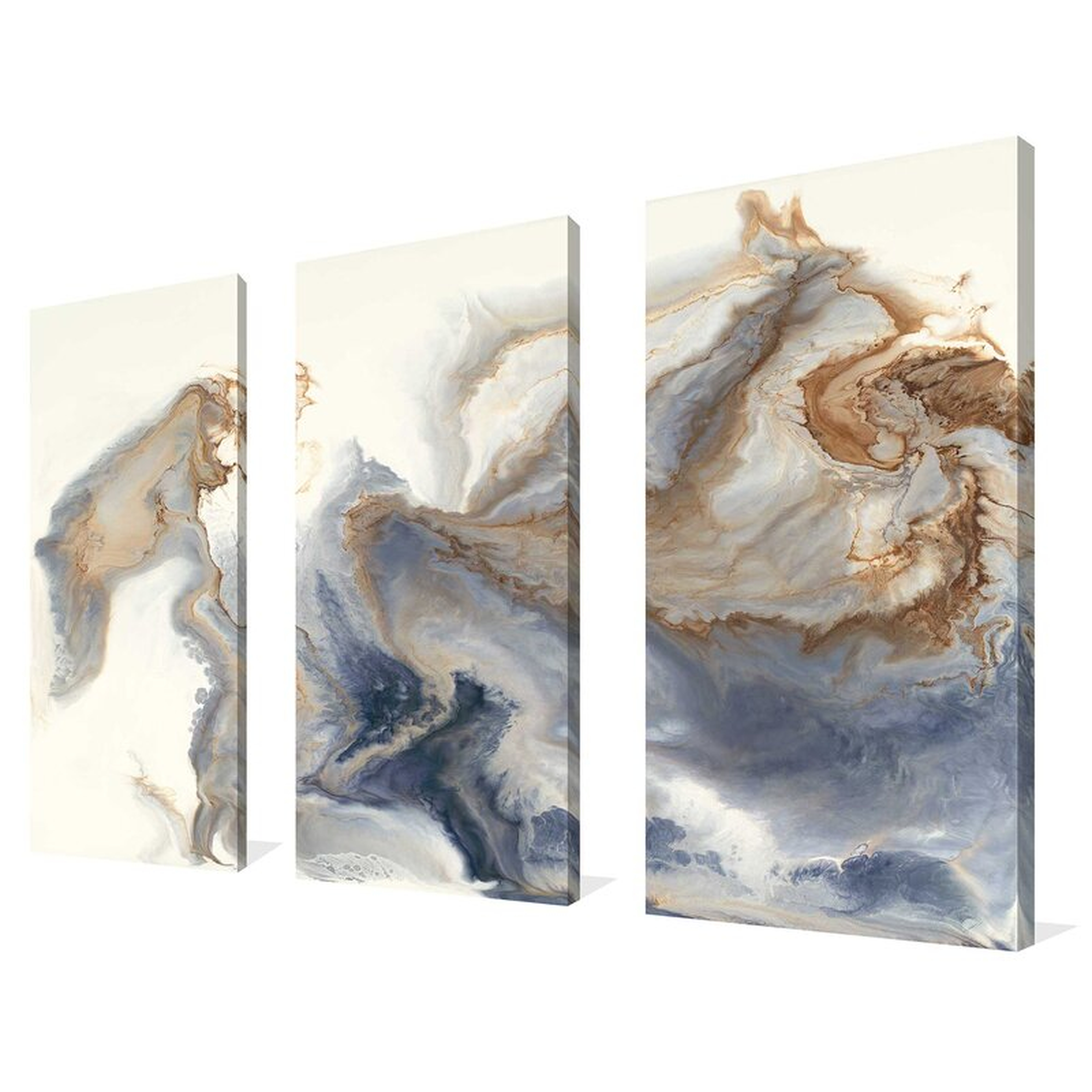Approaching by Corrie Lavelle - 3 Piece Wrapped Canvas Painting - Wayfair