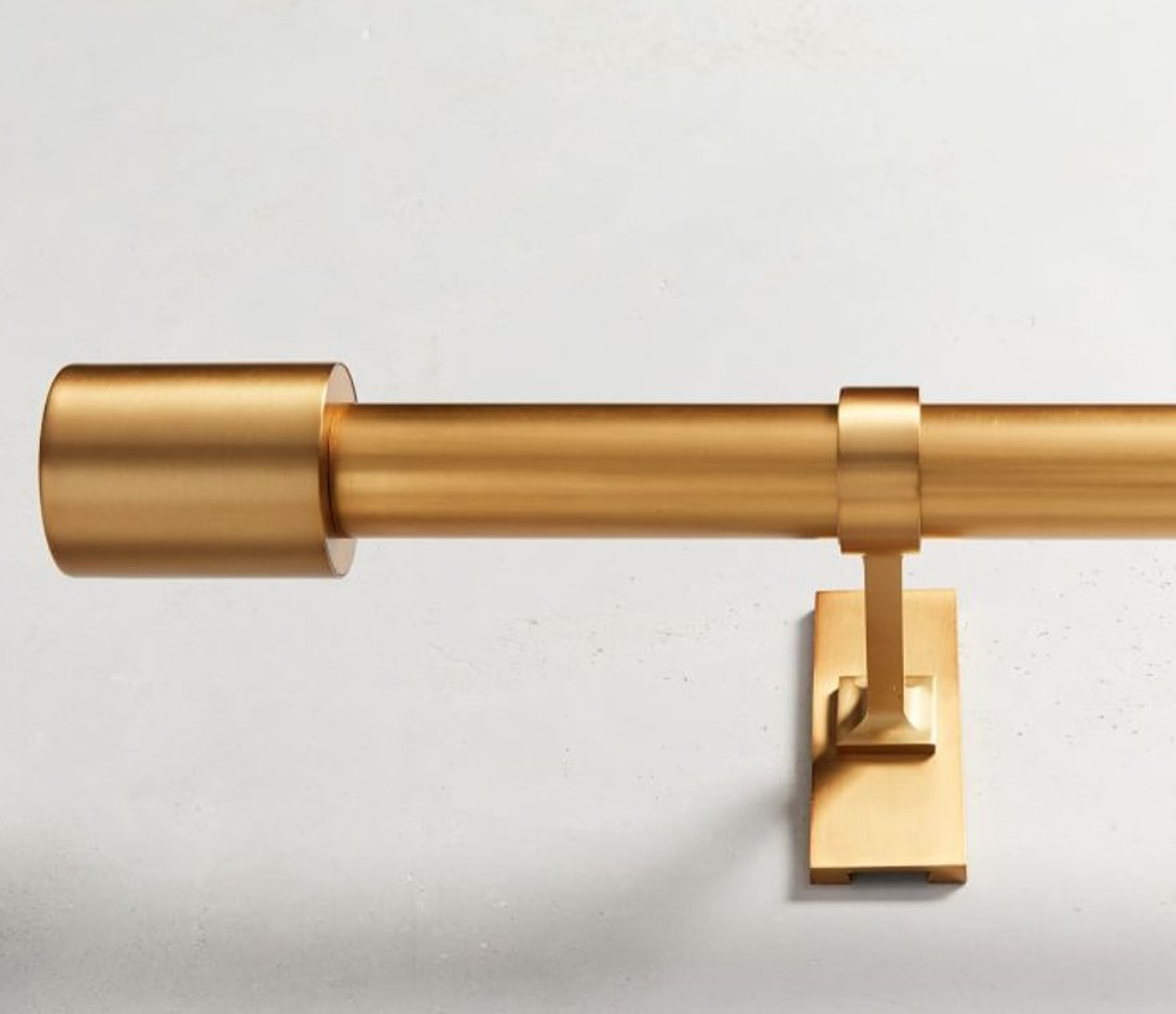 Oversized Adjustable Metal Rod - Antique Brass - West Elm