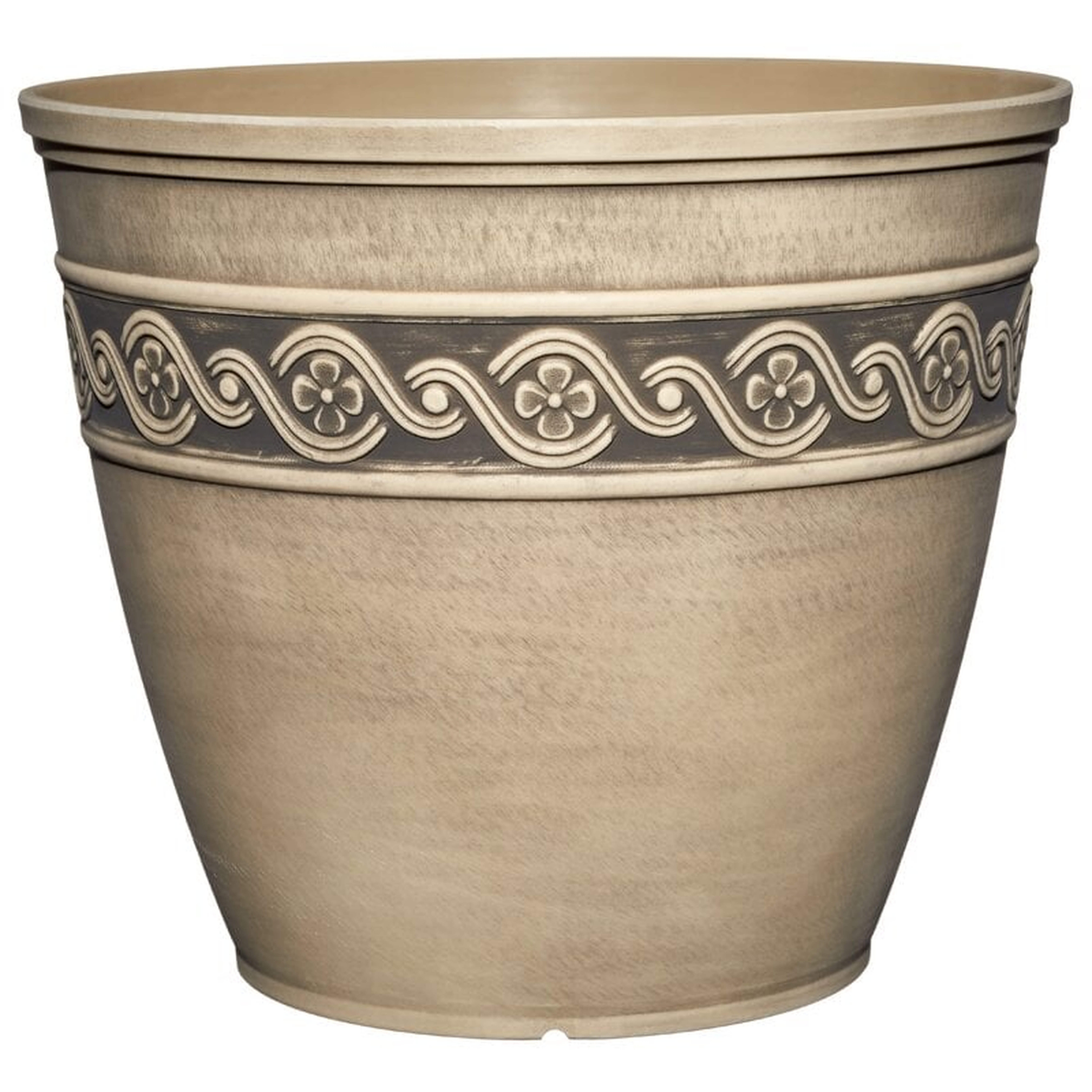 Theroux Stone Dust, Resin and Silicon Pot Planter - Wayfair