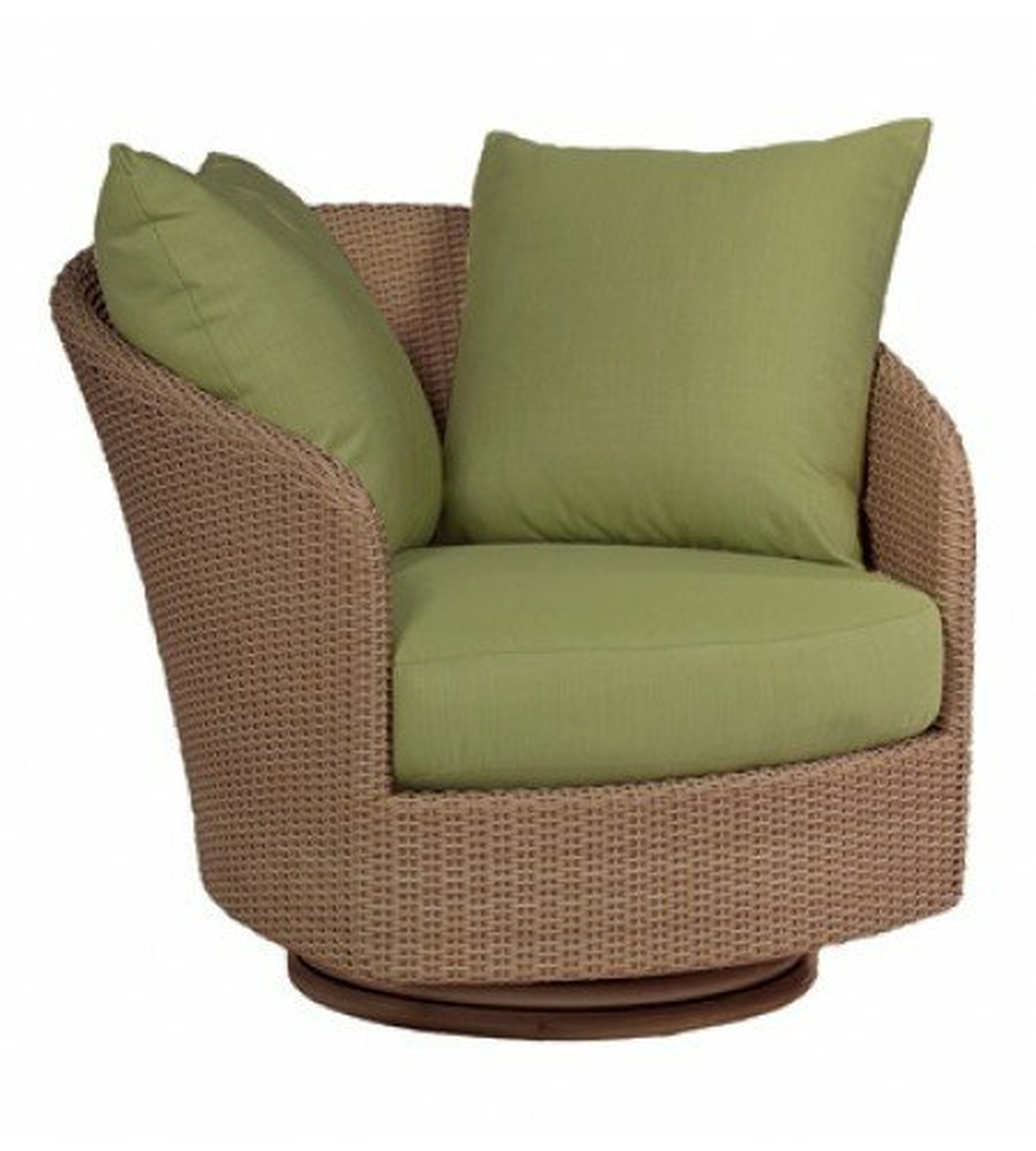 Oasis Swivel Patio Chair with Cushions - Canvas Heather Beige **color not pictured** - Perigold