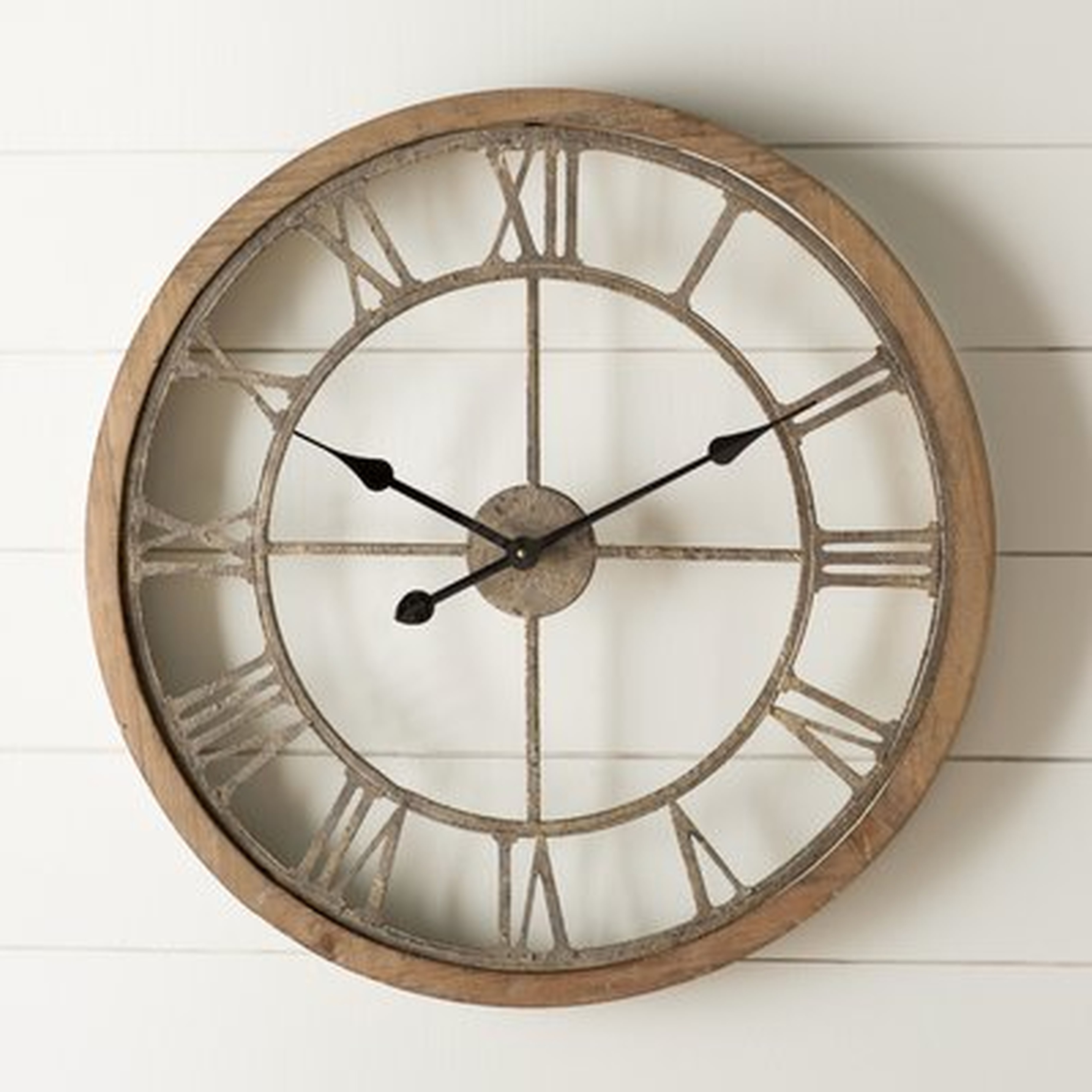 Natural Wood Wall Clock - Medium - Wayfair
