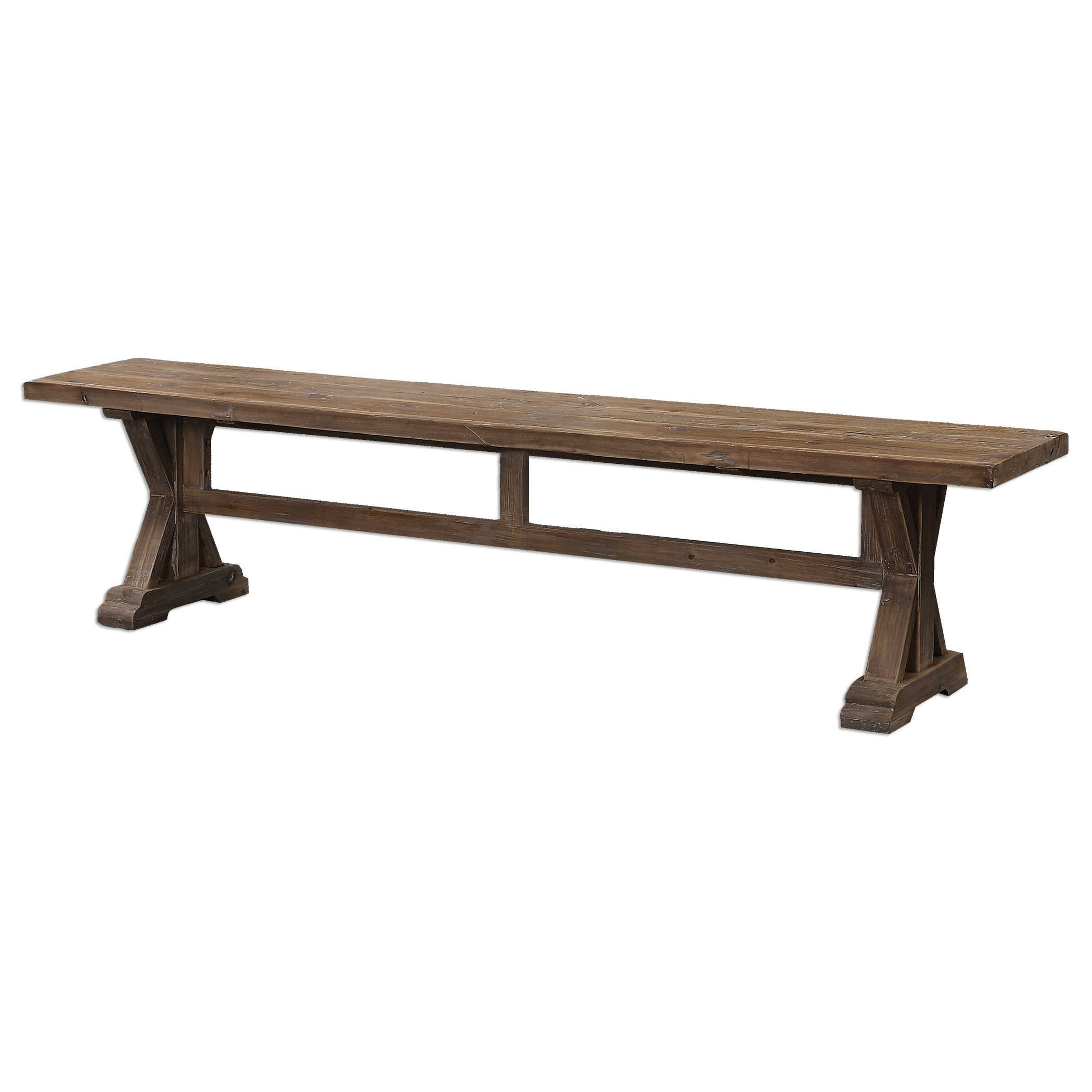 Stratford Salvaged Wood Bench - Hudsonhill Foundry