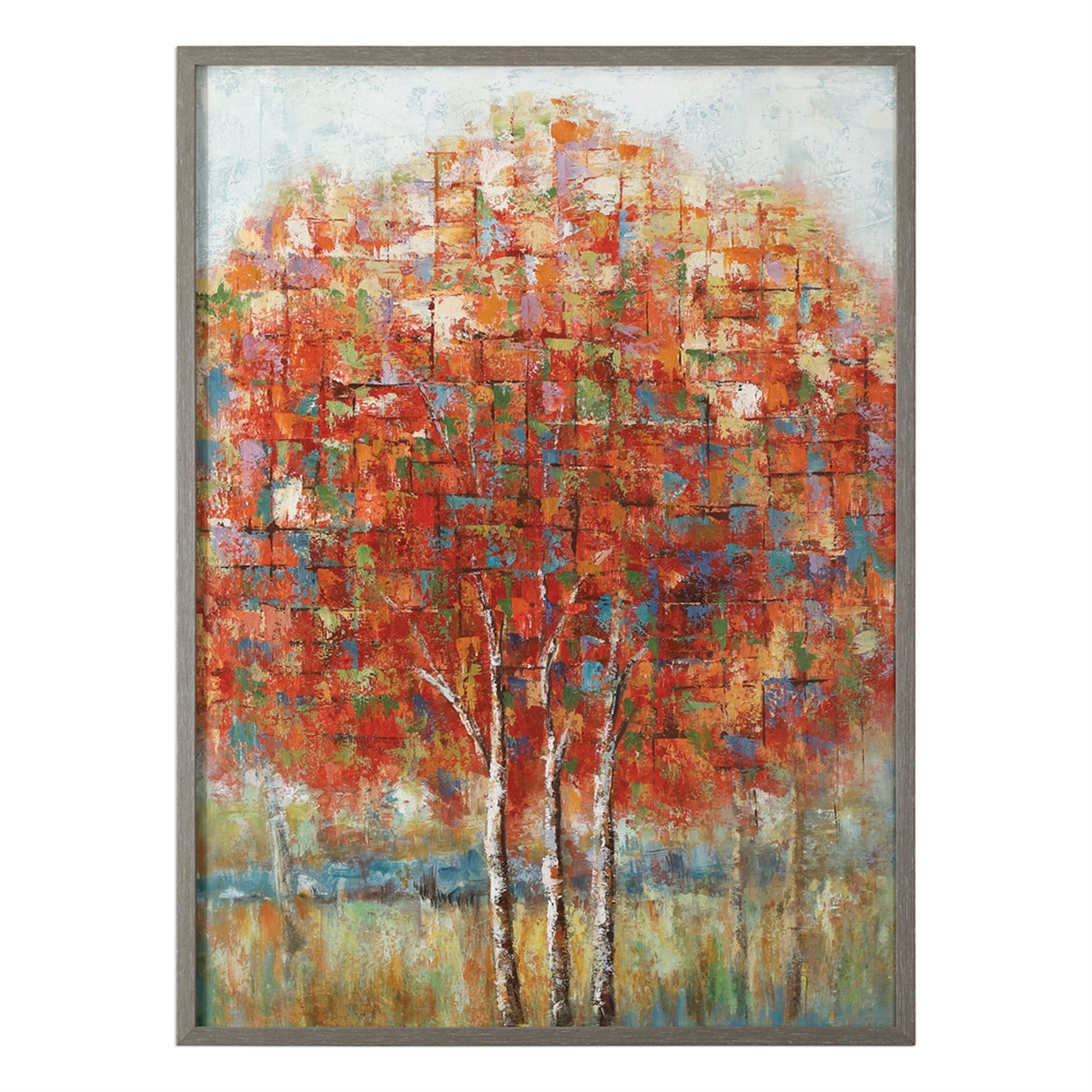 Autumn View Hand Painted Canvas - Hudsonhill Foundry