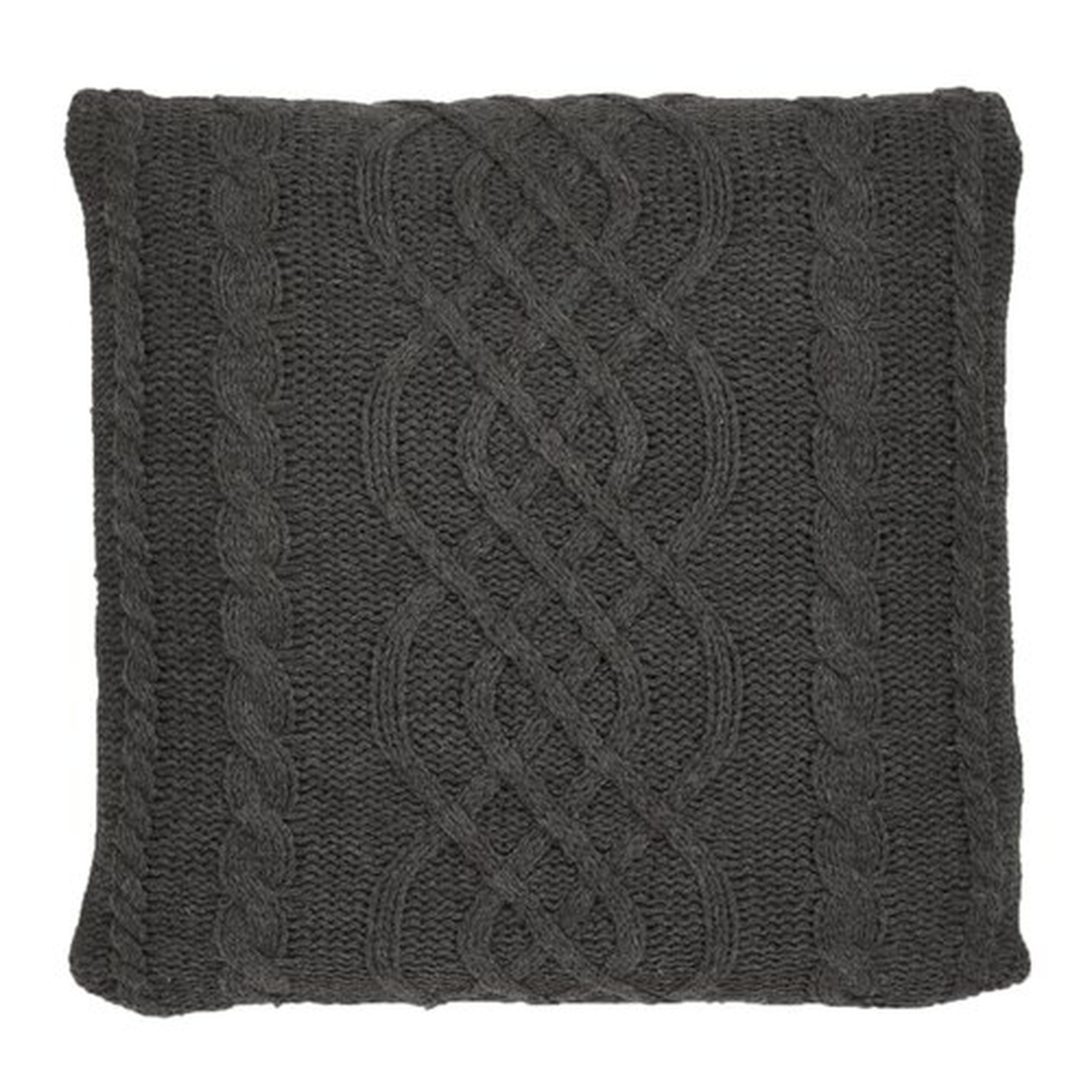 Lucero Chunky Cable Knit Throw Pillow - Wayfair