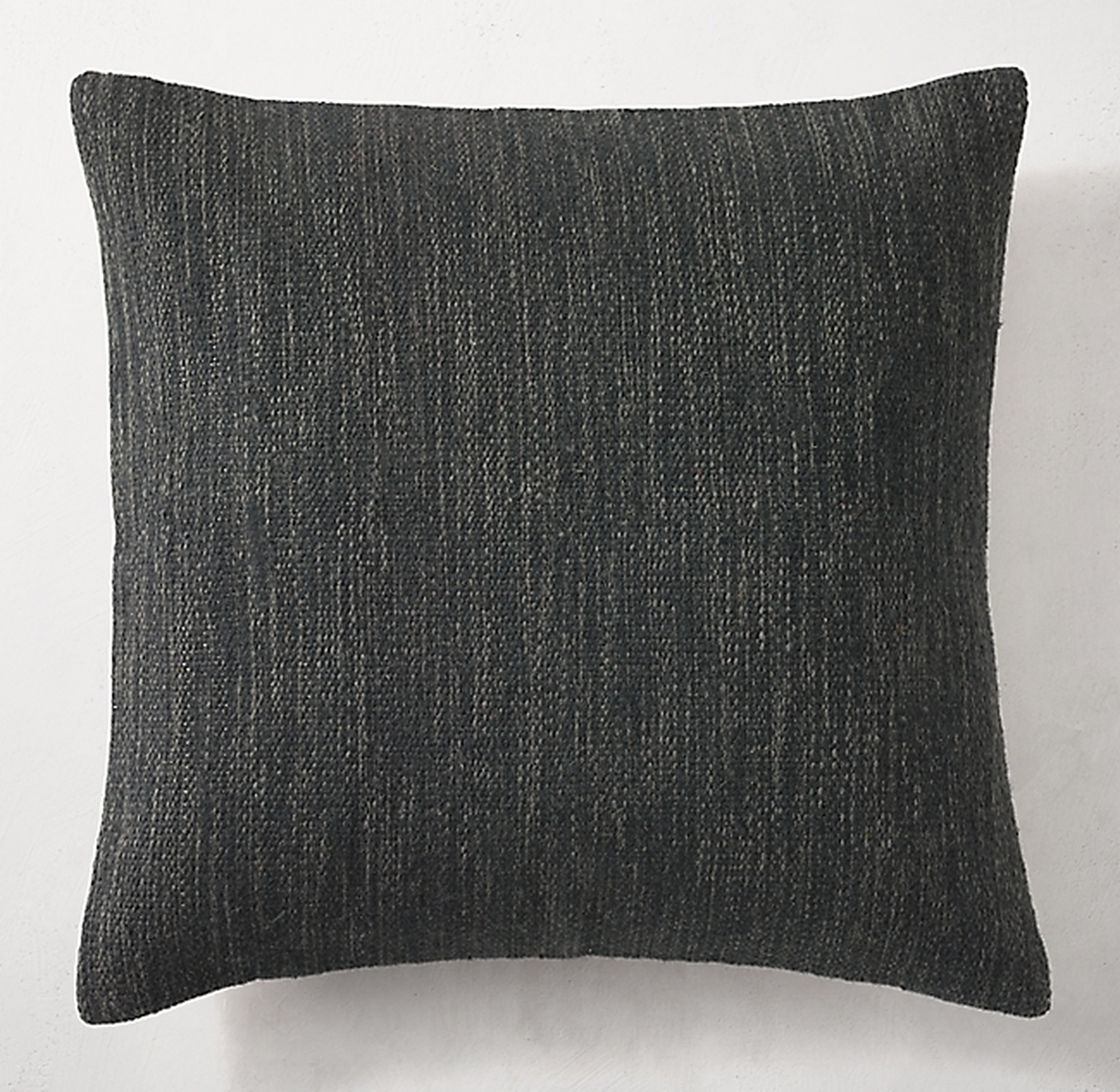 HANDWOVEN MÉLANGE FLATWEAVE SOLID PILLOW COVER - SQUARE - RH