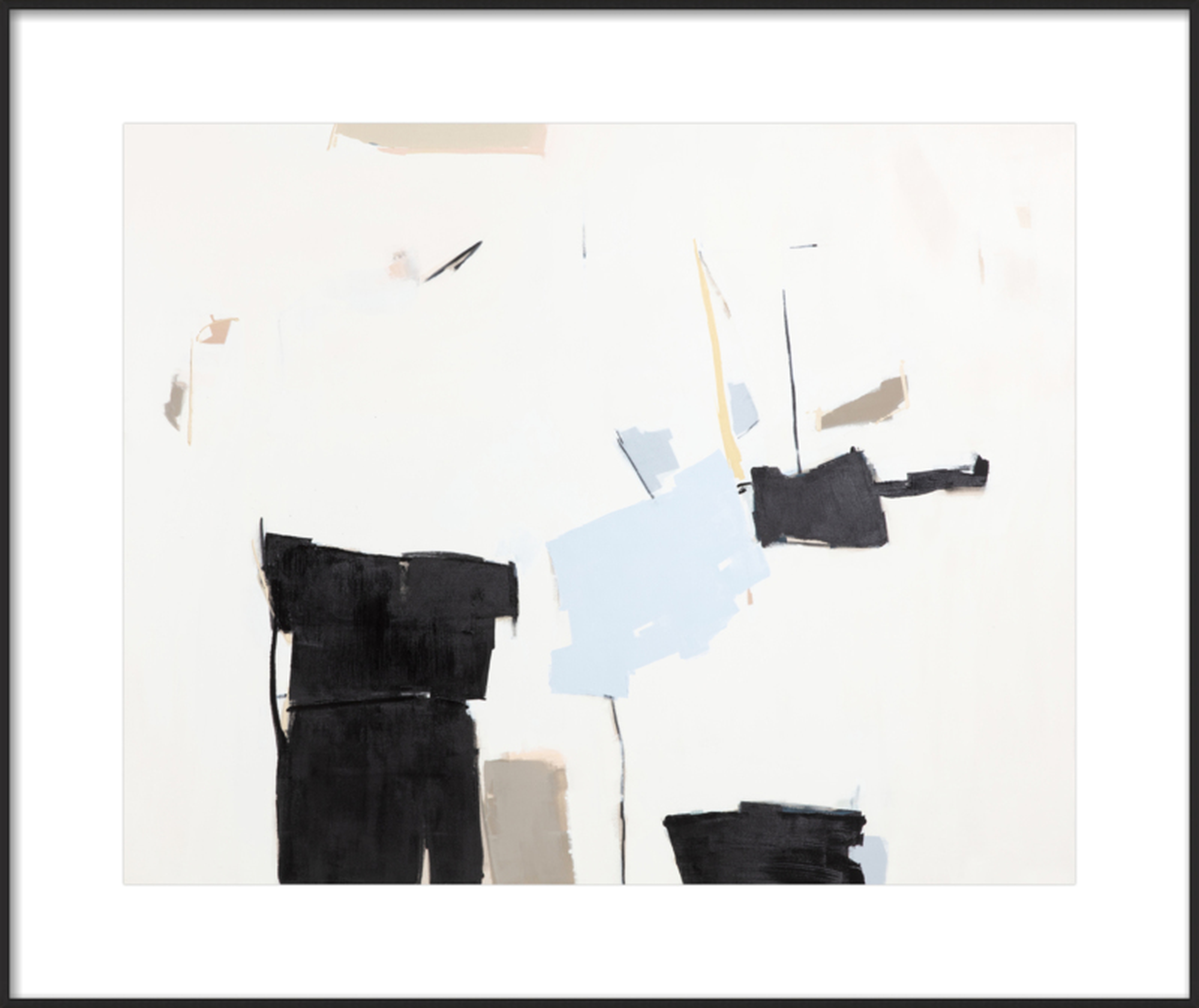 Blanc et Bleu, 29x24 - Artfully Walls