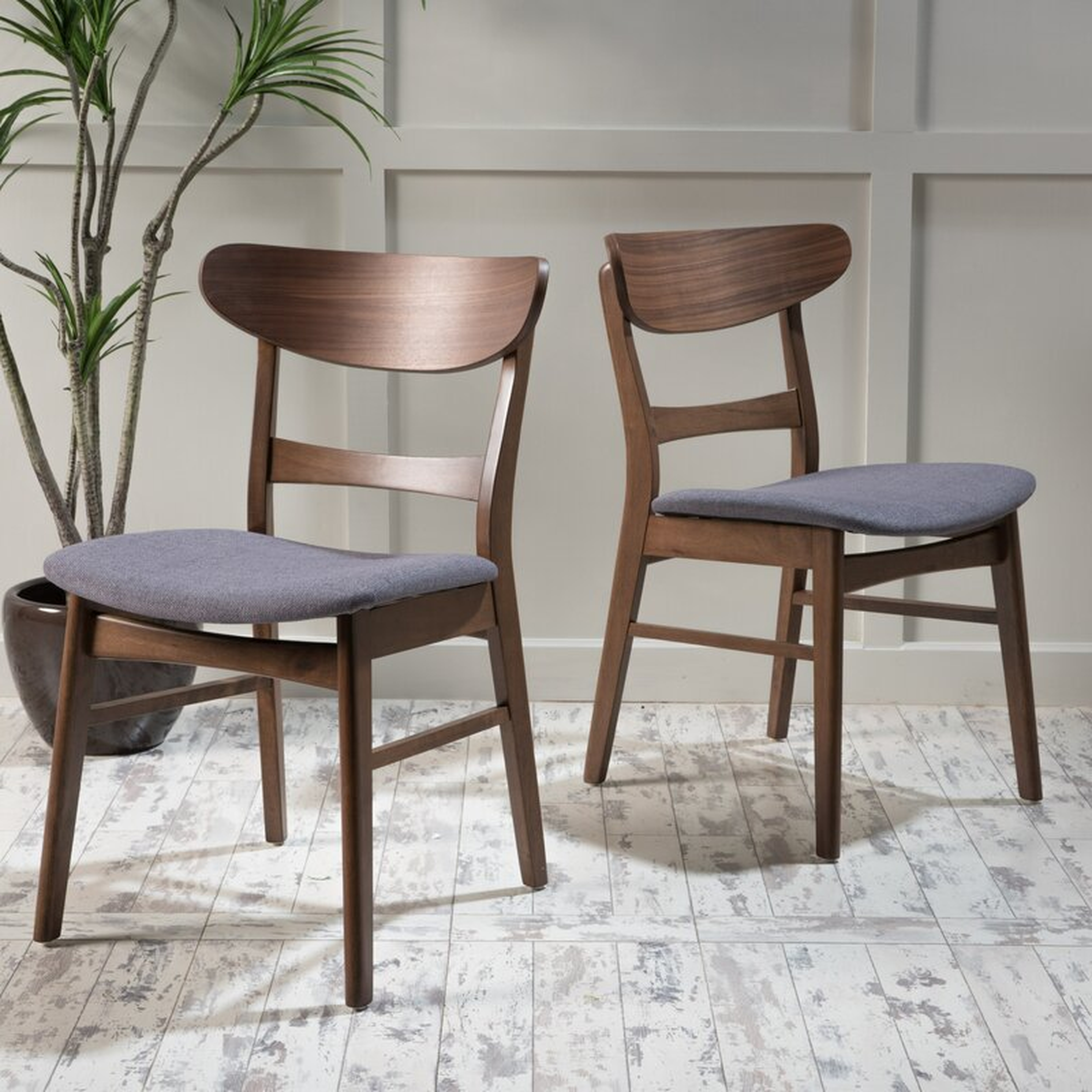 Hahn Solid Wood Dining Chair - Set of Two - AllModern
