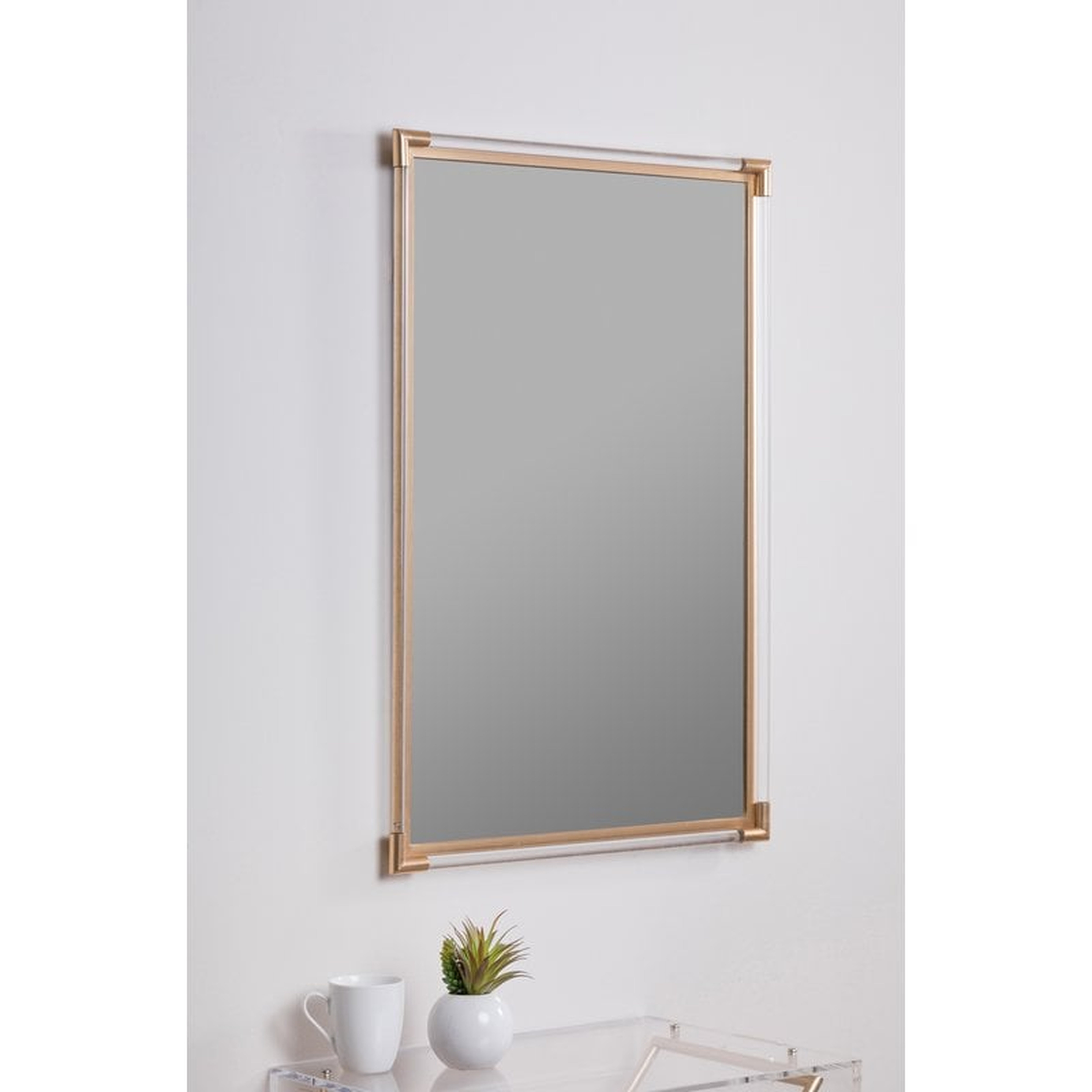 HAYLEY RUSTIC BEVELED WALL MIRROR - Perigold