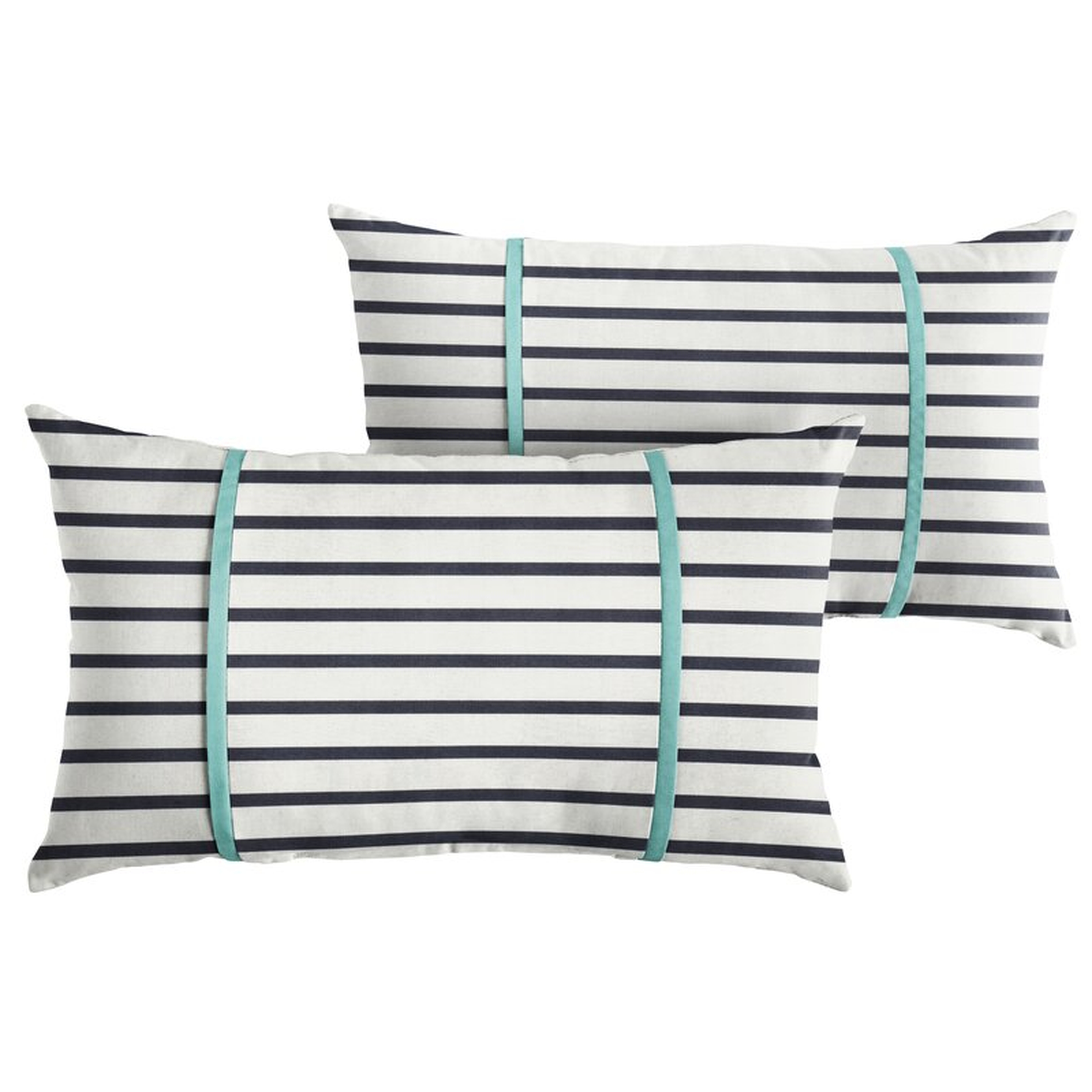 Harper Sunbrella Outdoor Rectangular Pillow Cover & Insert (Set of 2) - Wayfair