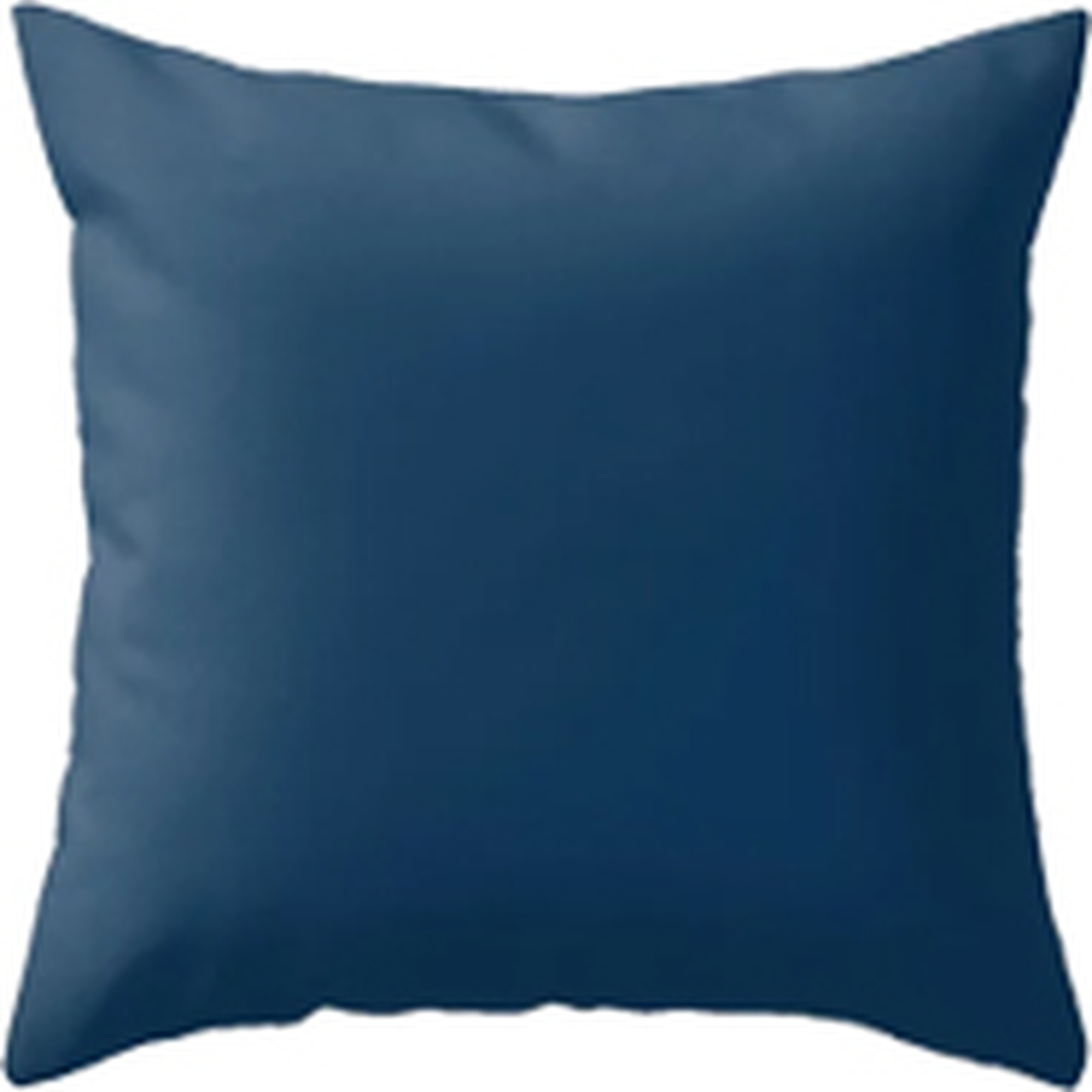 Prussian Blue Solid Color Throw Pillow - Society6