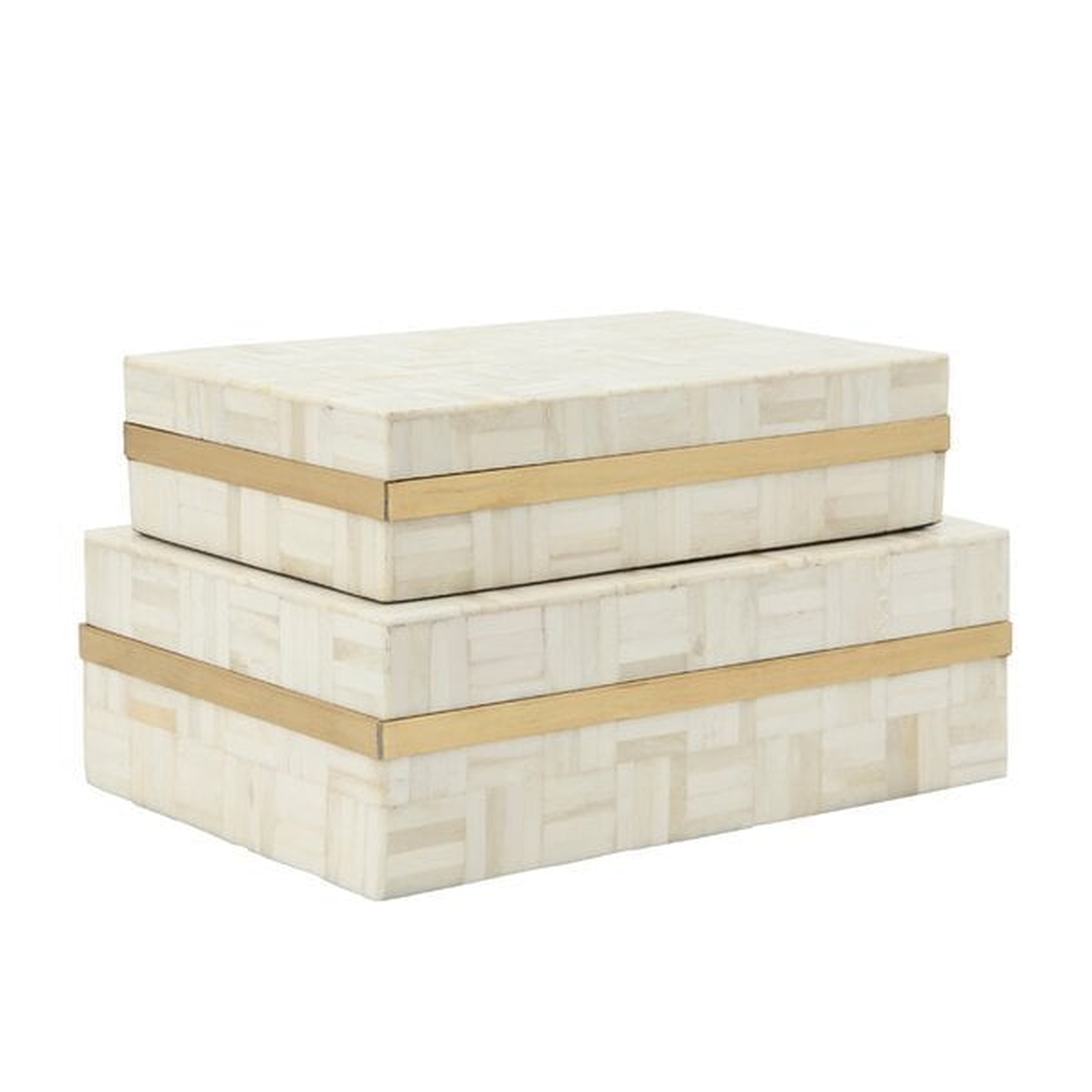 2 Piece Nysa Decorative Box Set - Wayfair