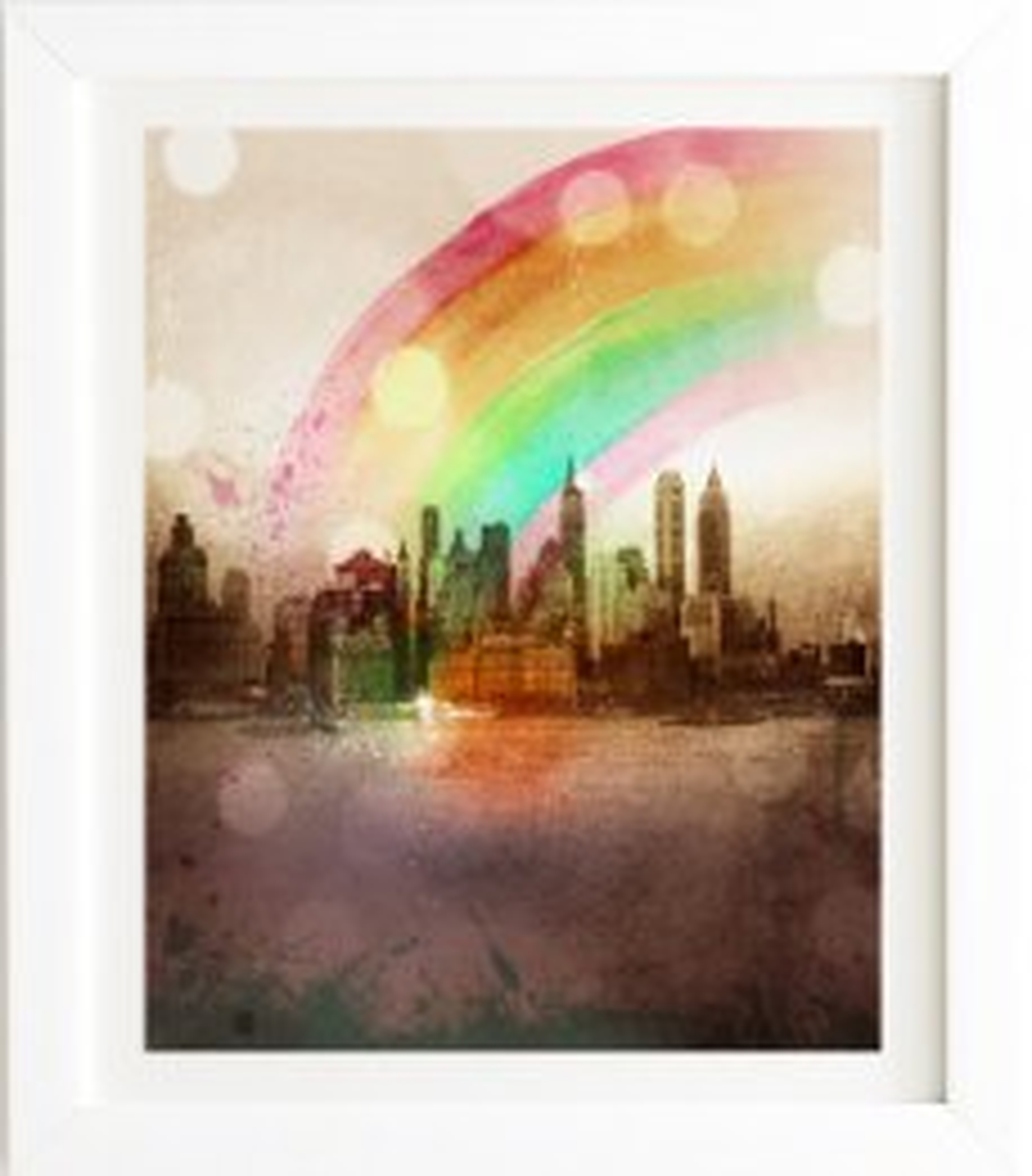 NYC Rainbow Framed - Wander Print Co.