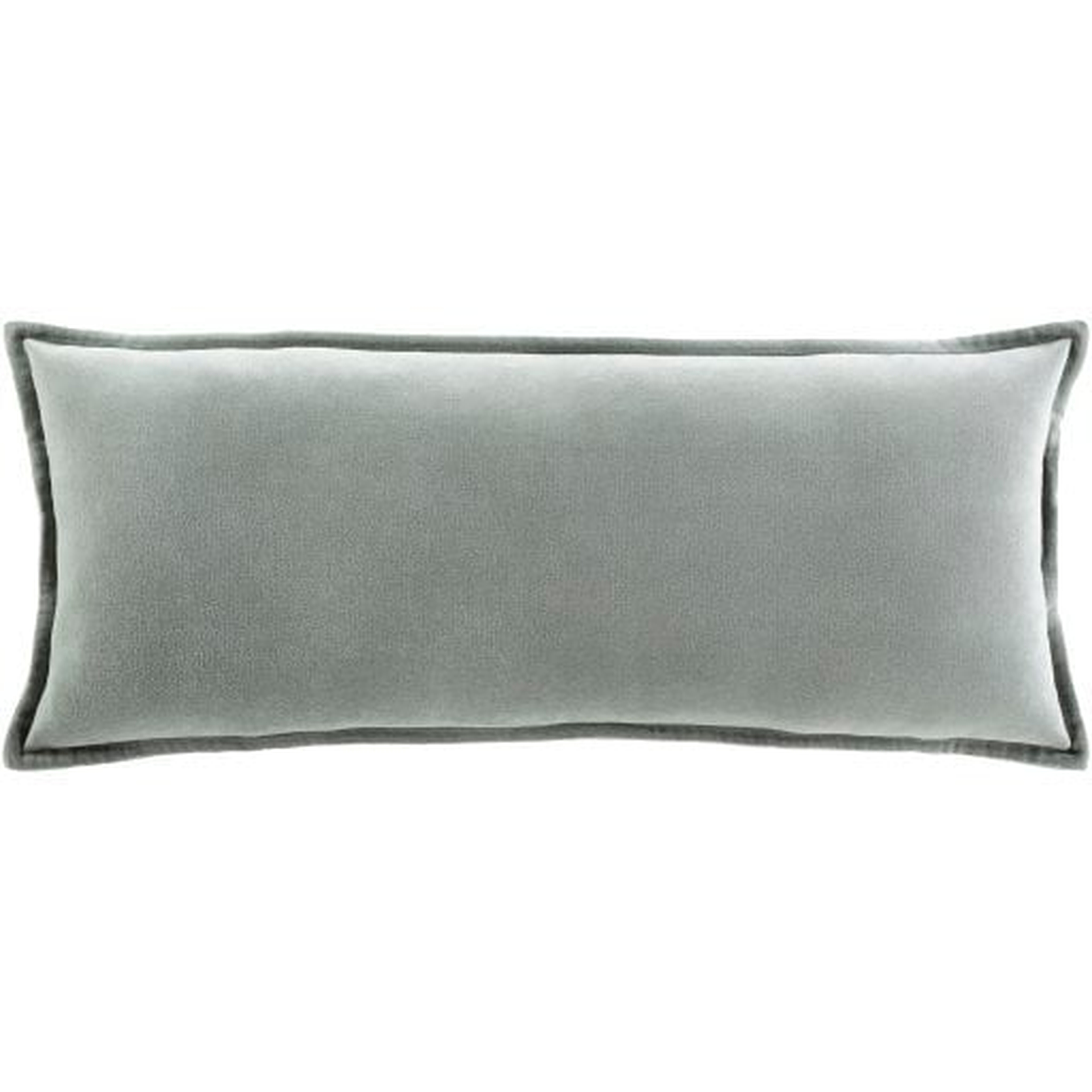 30" x 12" Gabrielle Lumbar Pillow Cover Seafoam - Roam Common