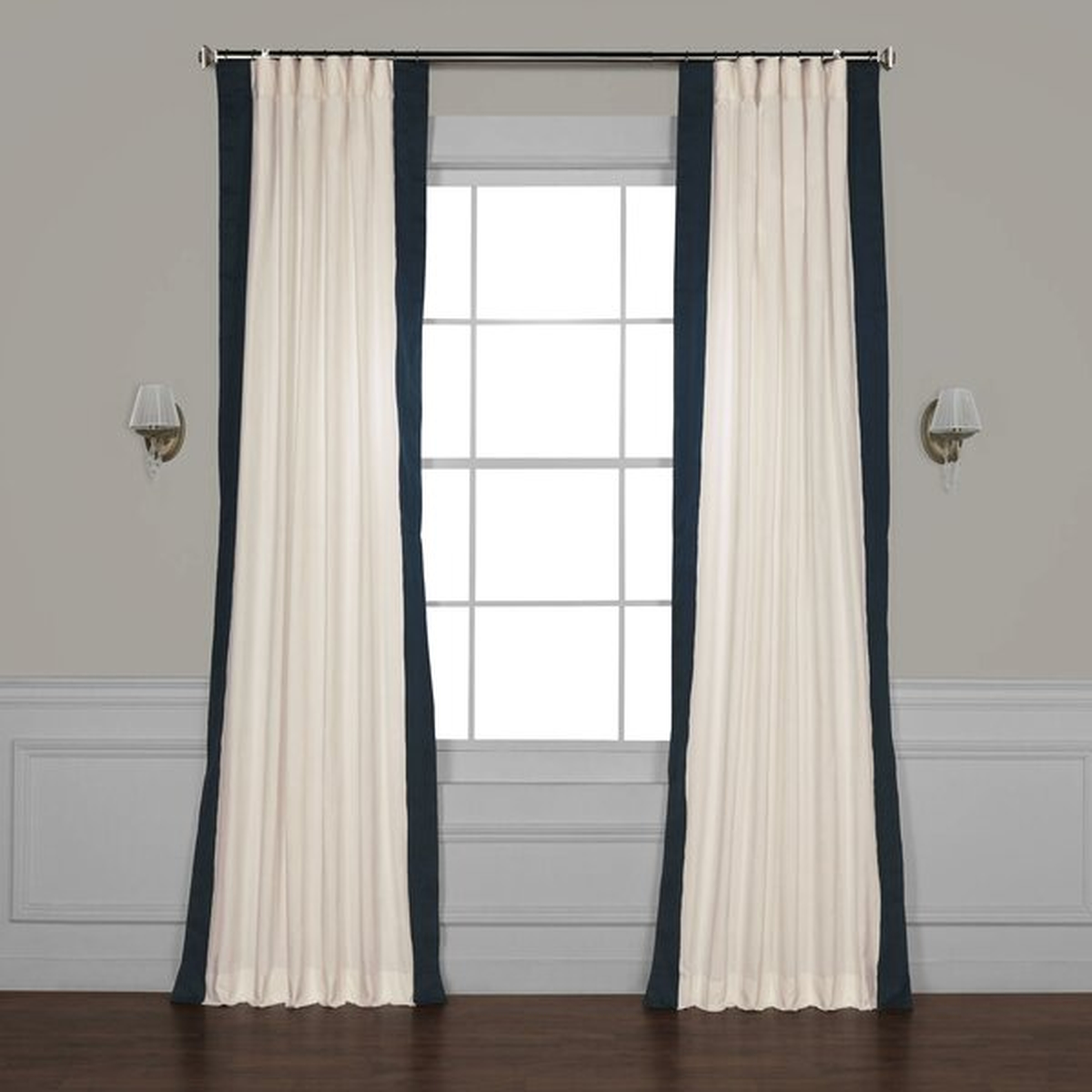 Winsor Semi-Sheer Rod Pocket Single Curtain Panel - Wayfair