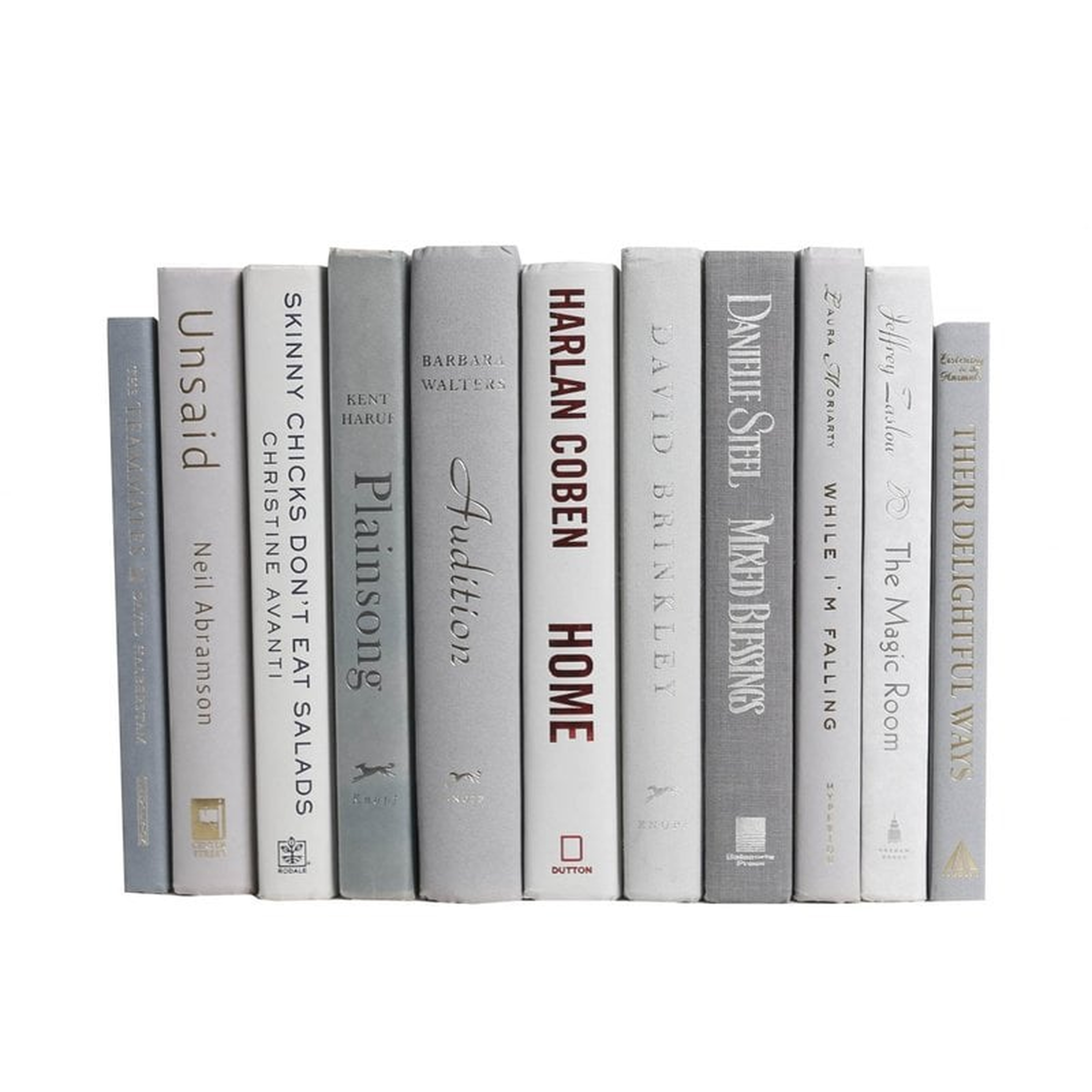 Authentic Decorative Books - By Color Modern Marble ColorPak (1 Linear Foot, 10-12 Books) - Wayfair