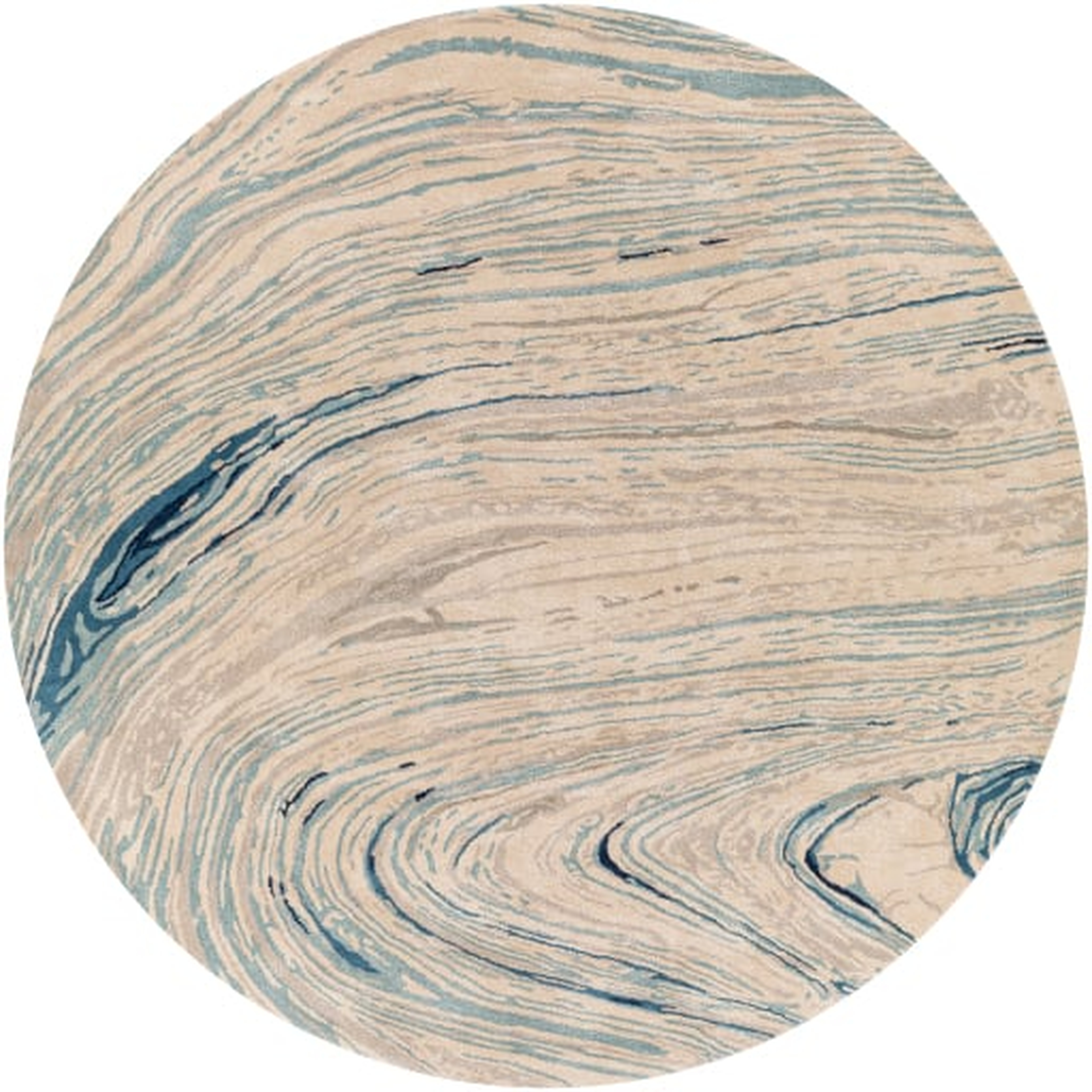 Kavita Beige Indoor 8' x 8' Handmade Rug - Surya