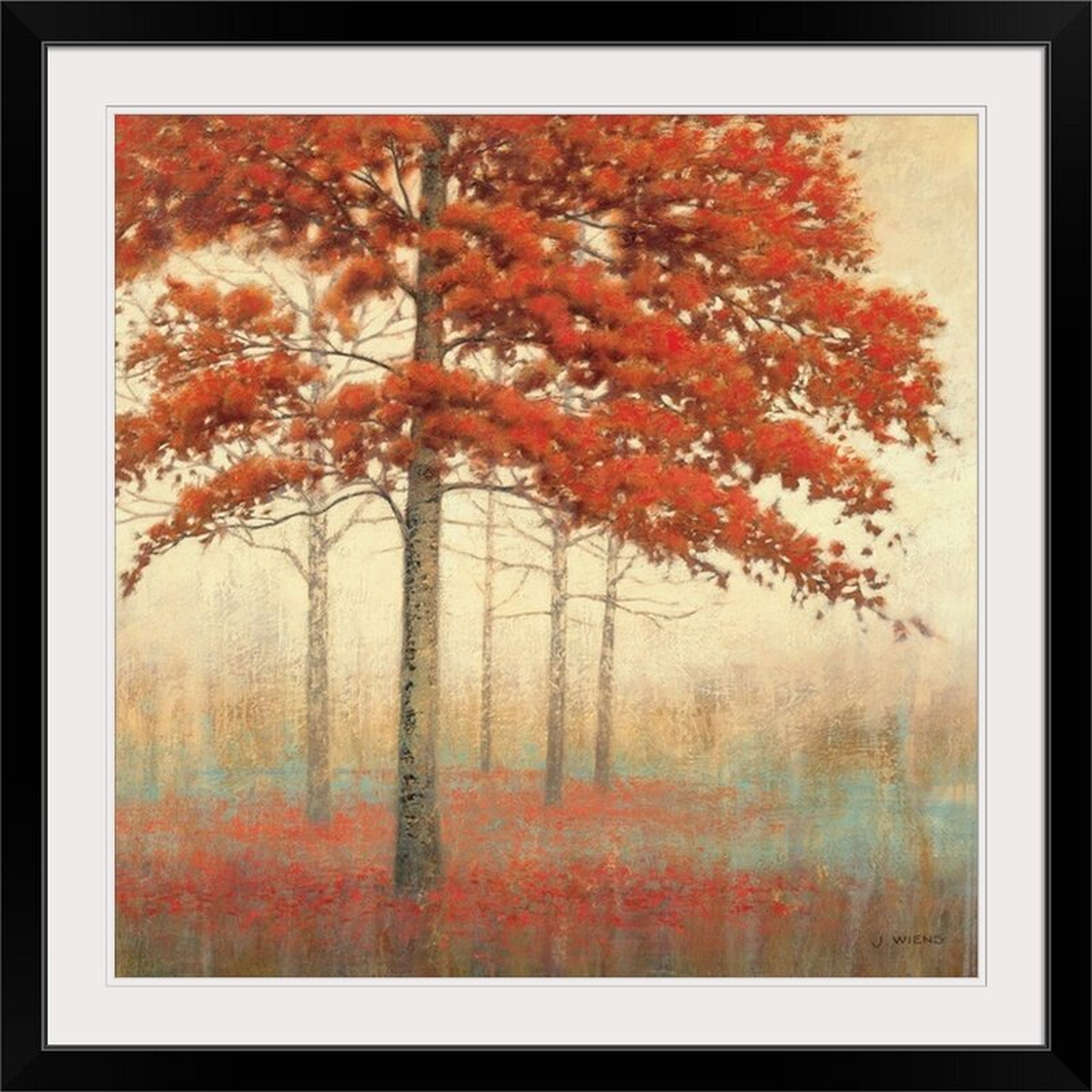 'Autumn Trees II' by James Wiens Painting Print - Wayfair