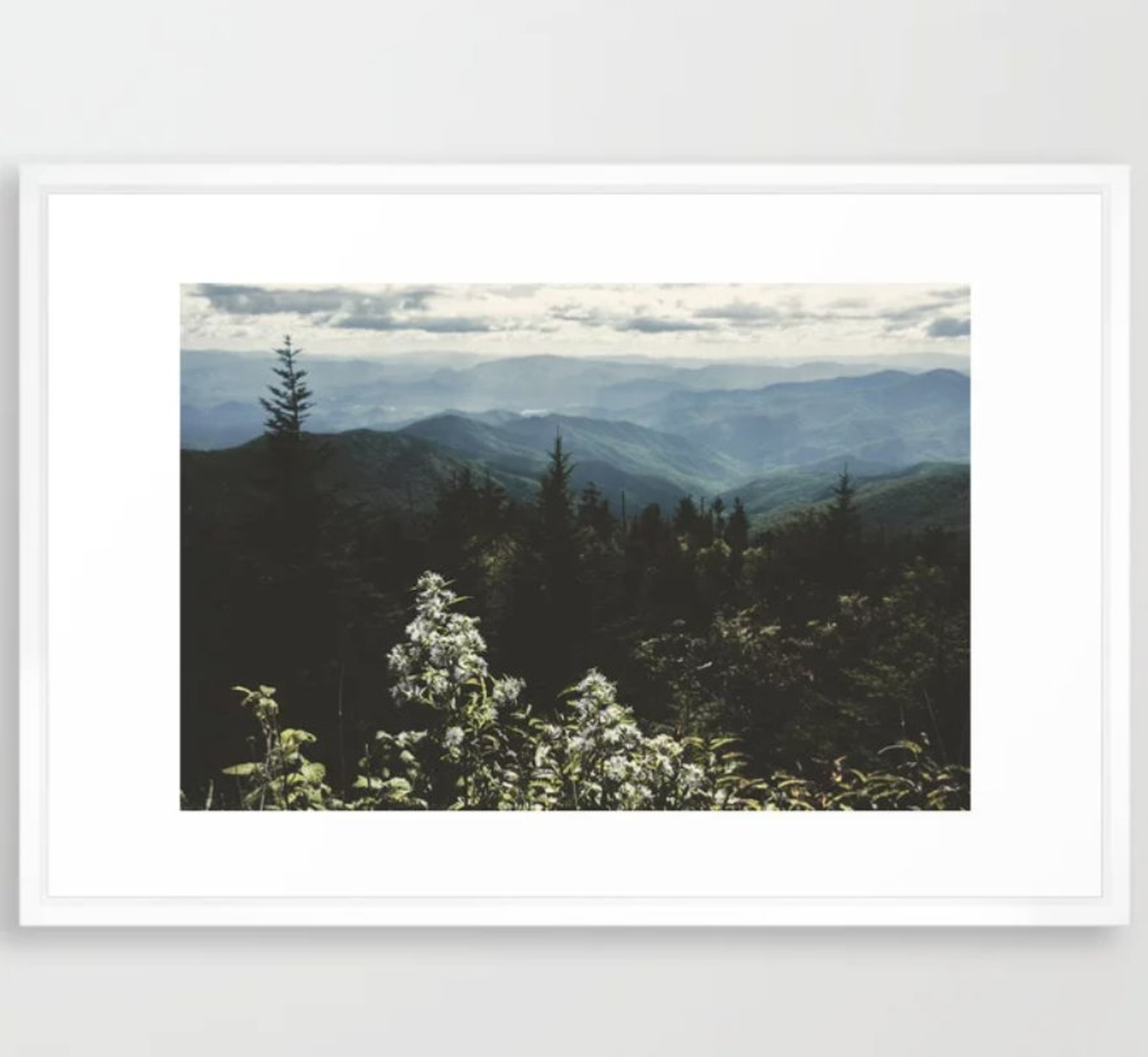 Smoky Mountains - Nature Photography Framed Art Print - Society6