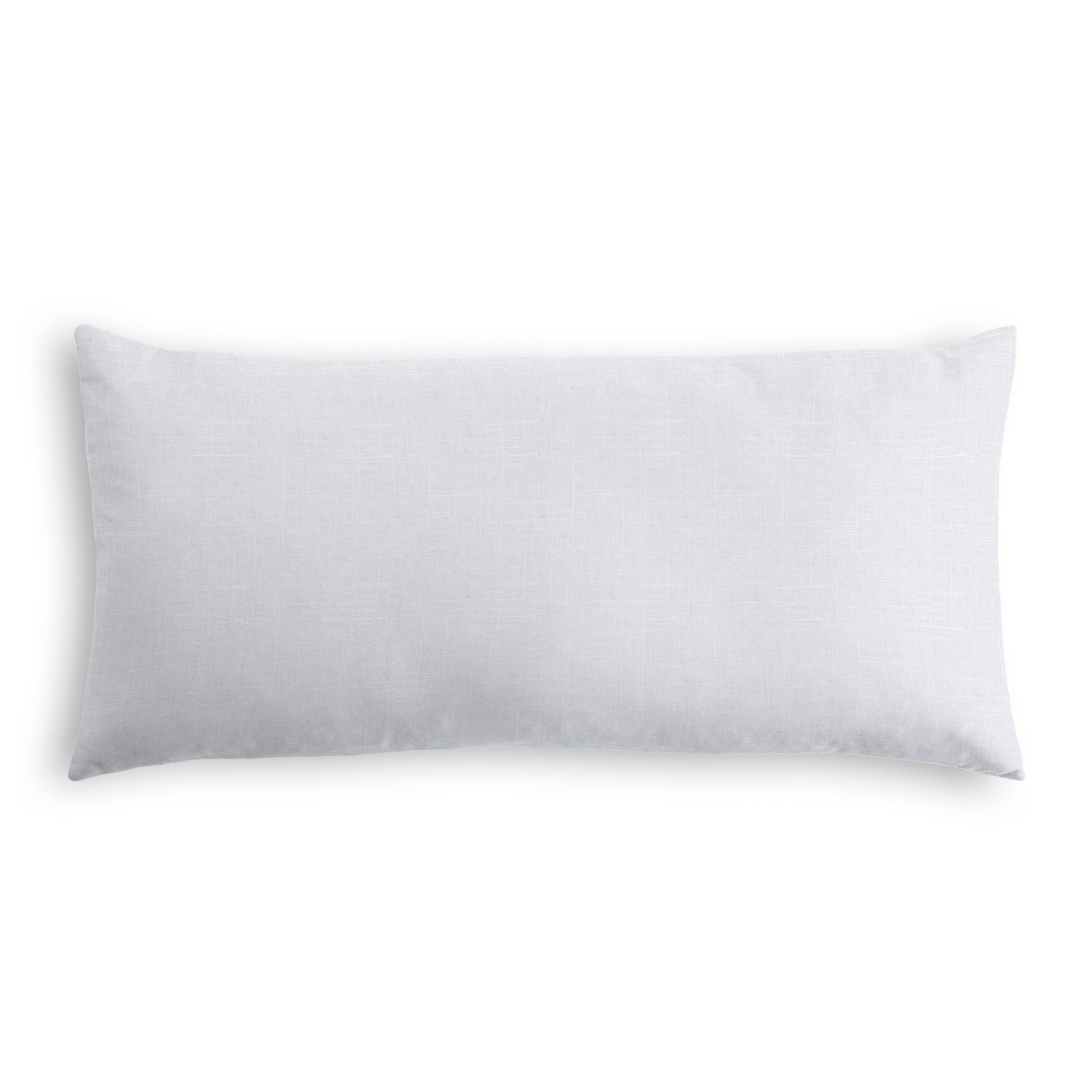 Classic Linen Pillow Lumbar, Pale Blue, 12" x 18" - Havenly Essentials