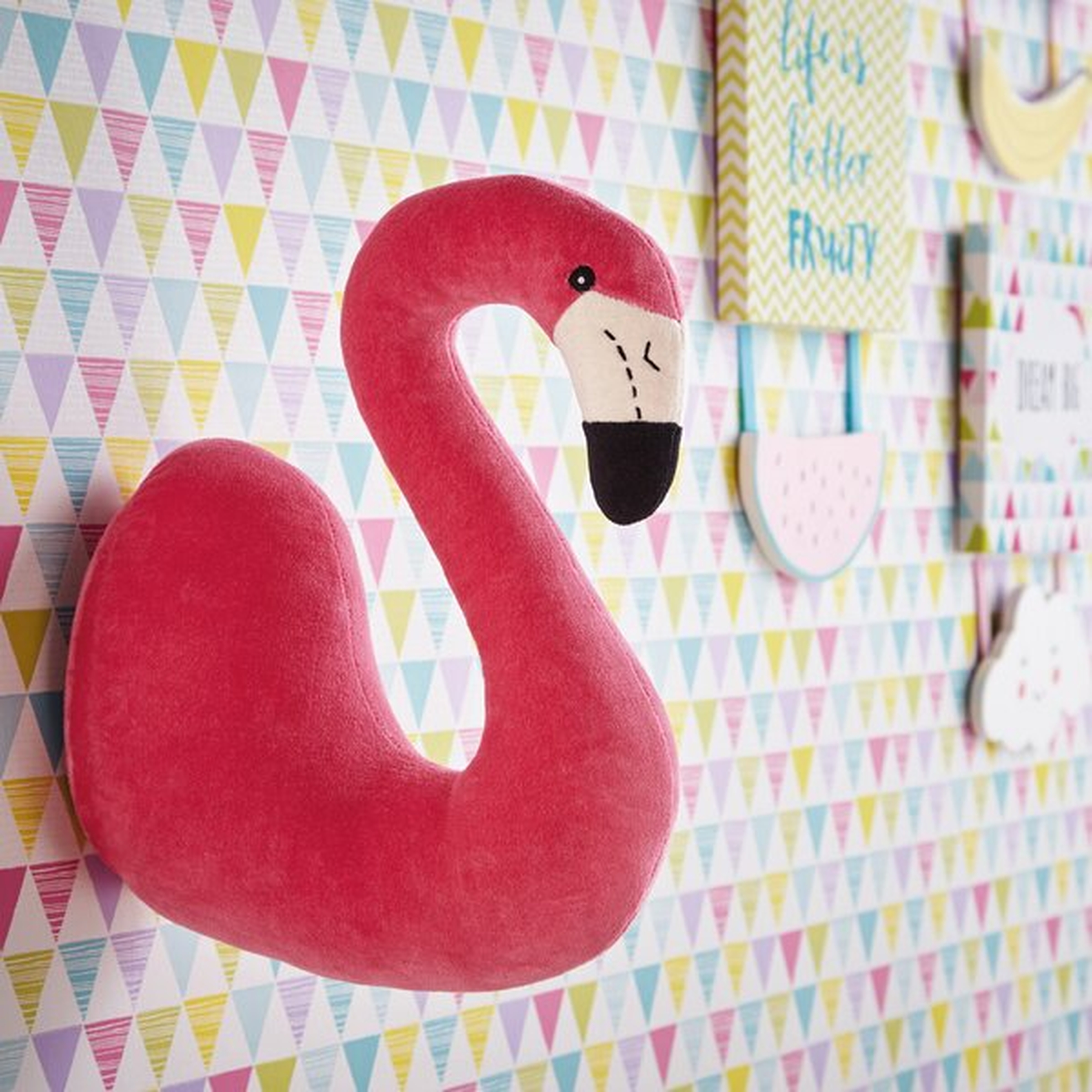 The Flamingo 3D Animal Head Wall Décor - Wayfair