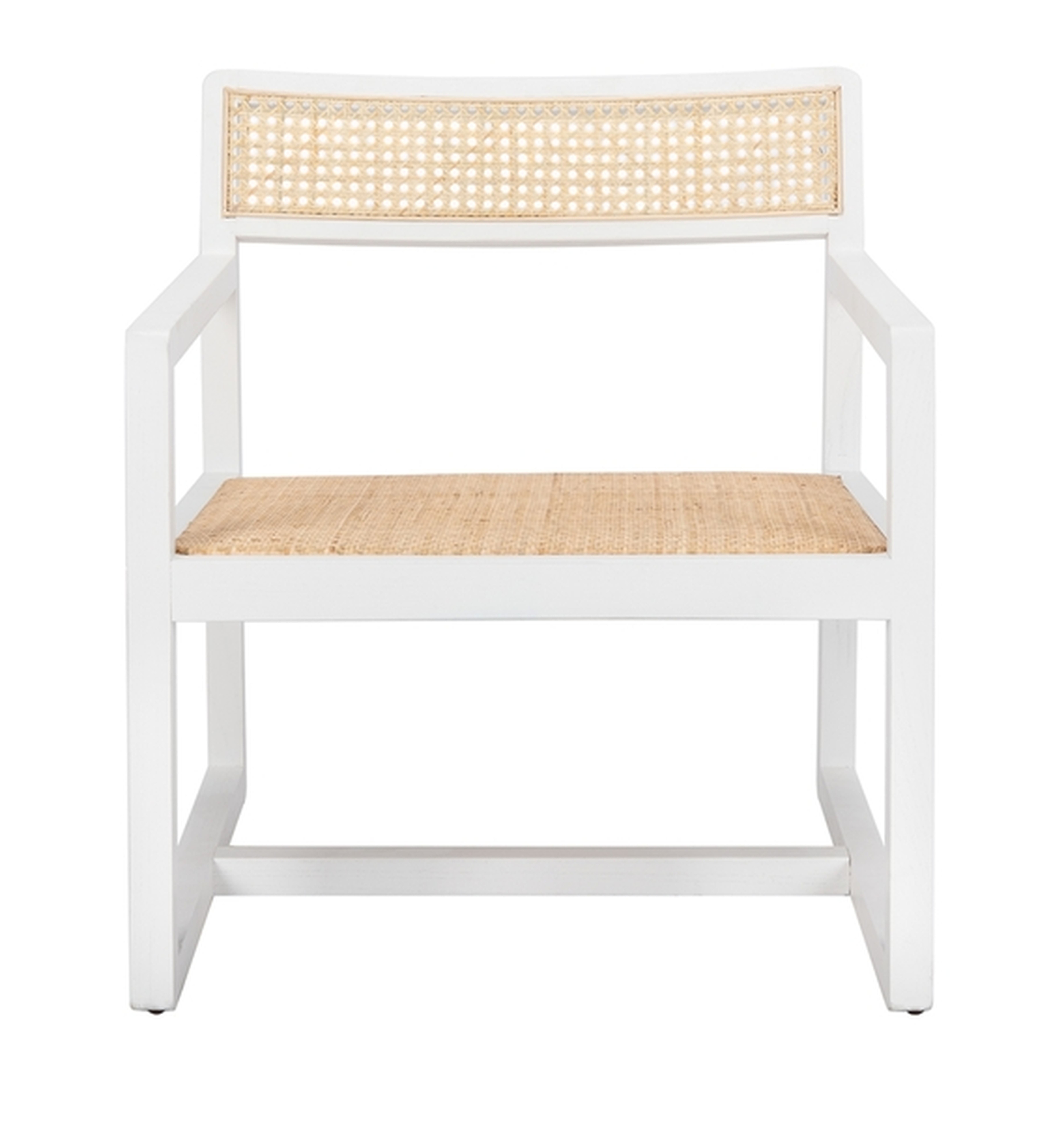Leon Arm Chair, White - Cove Goods