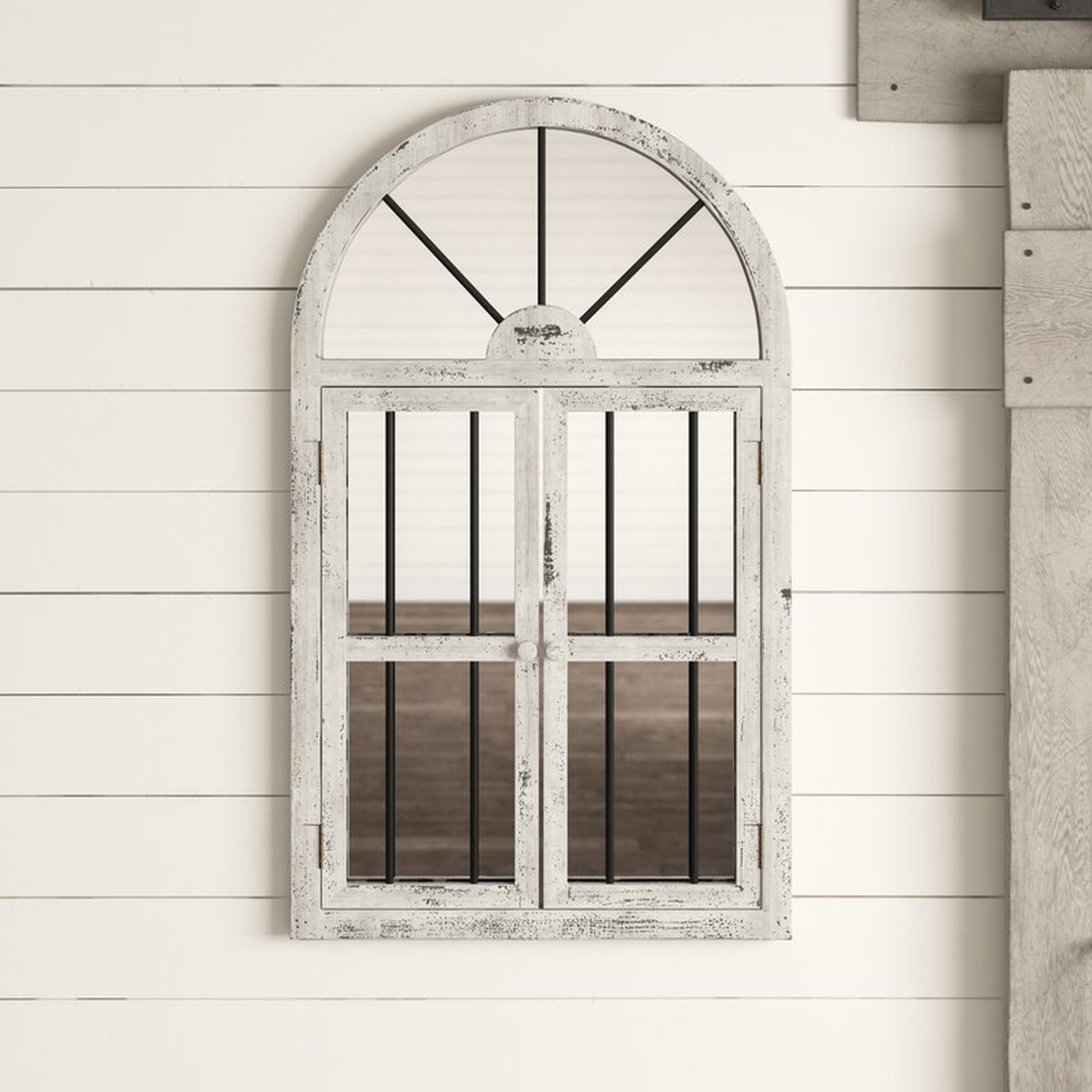 Reynolds Window Wood Wall Mirror - Wayfair