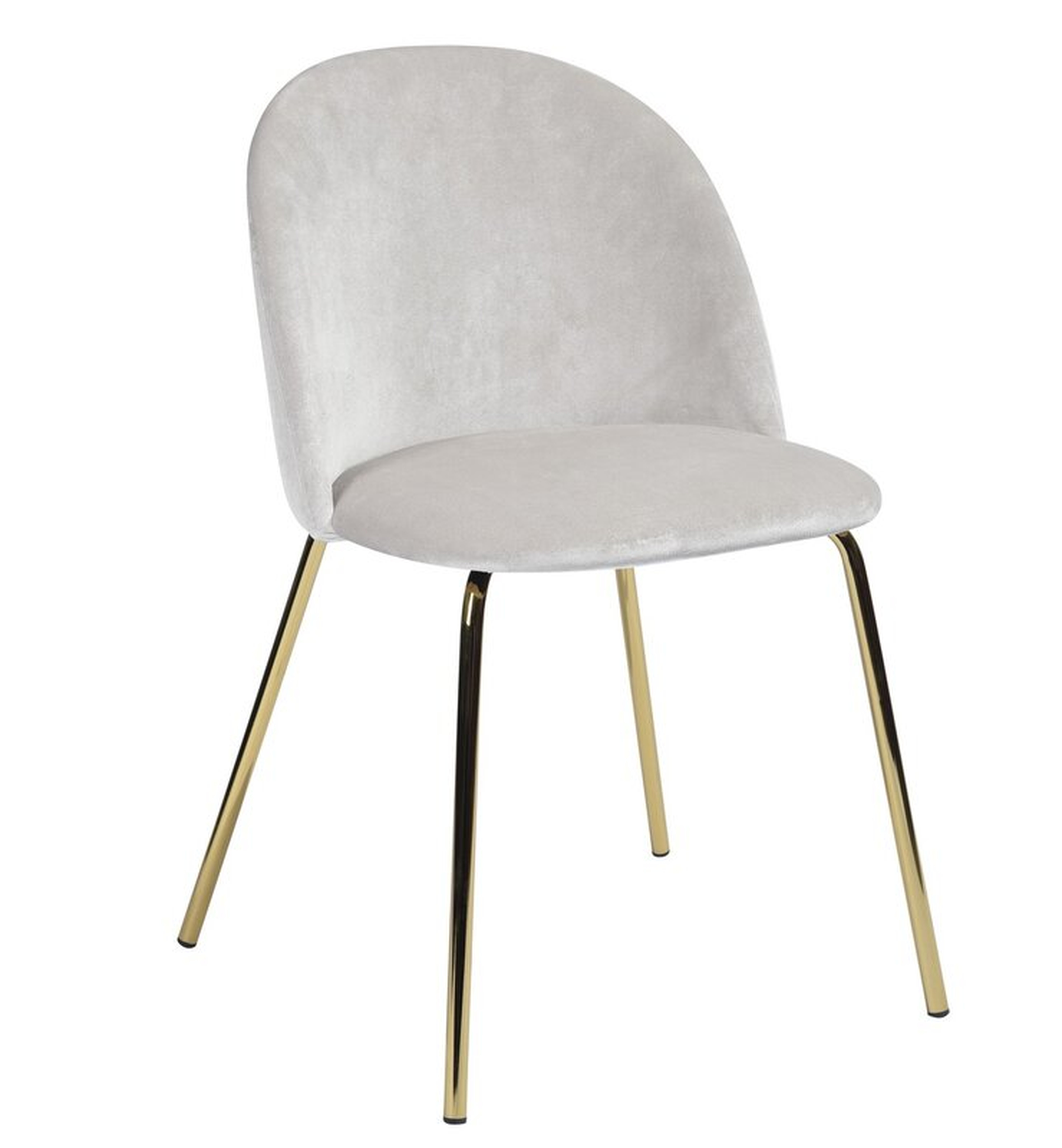 Darvin Velvet Upholstered Side Chair (Set of 2) - Wayfair