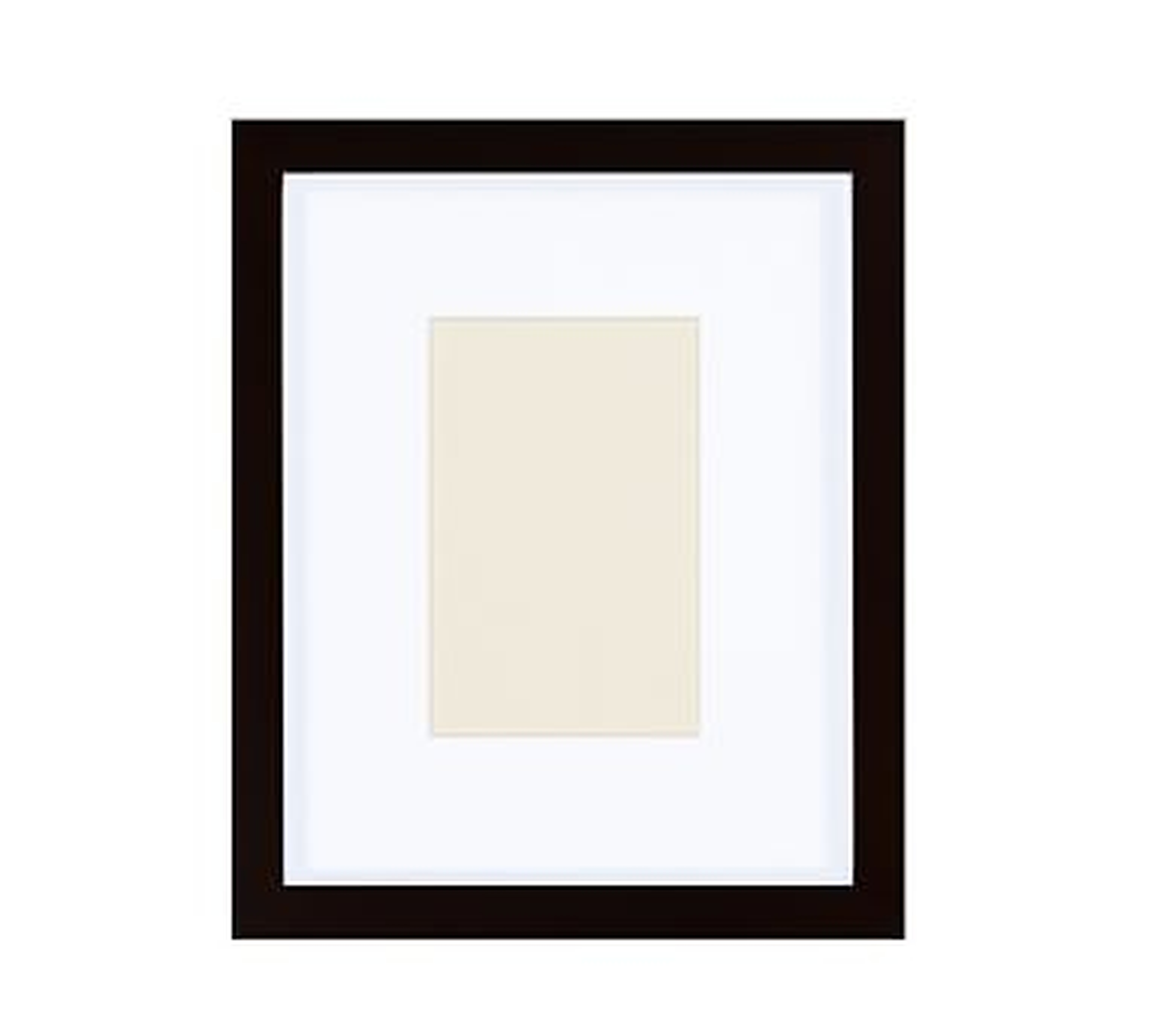 Wood Gallery Single Opening Frame - 4x6 (9x11" without mat) - Natural - Pottery Barn