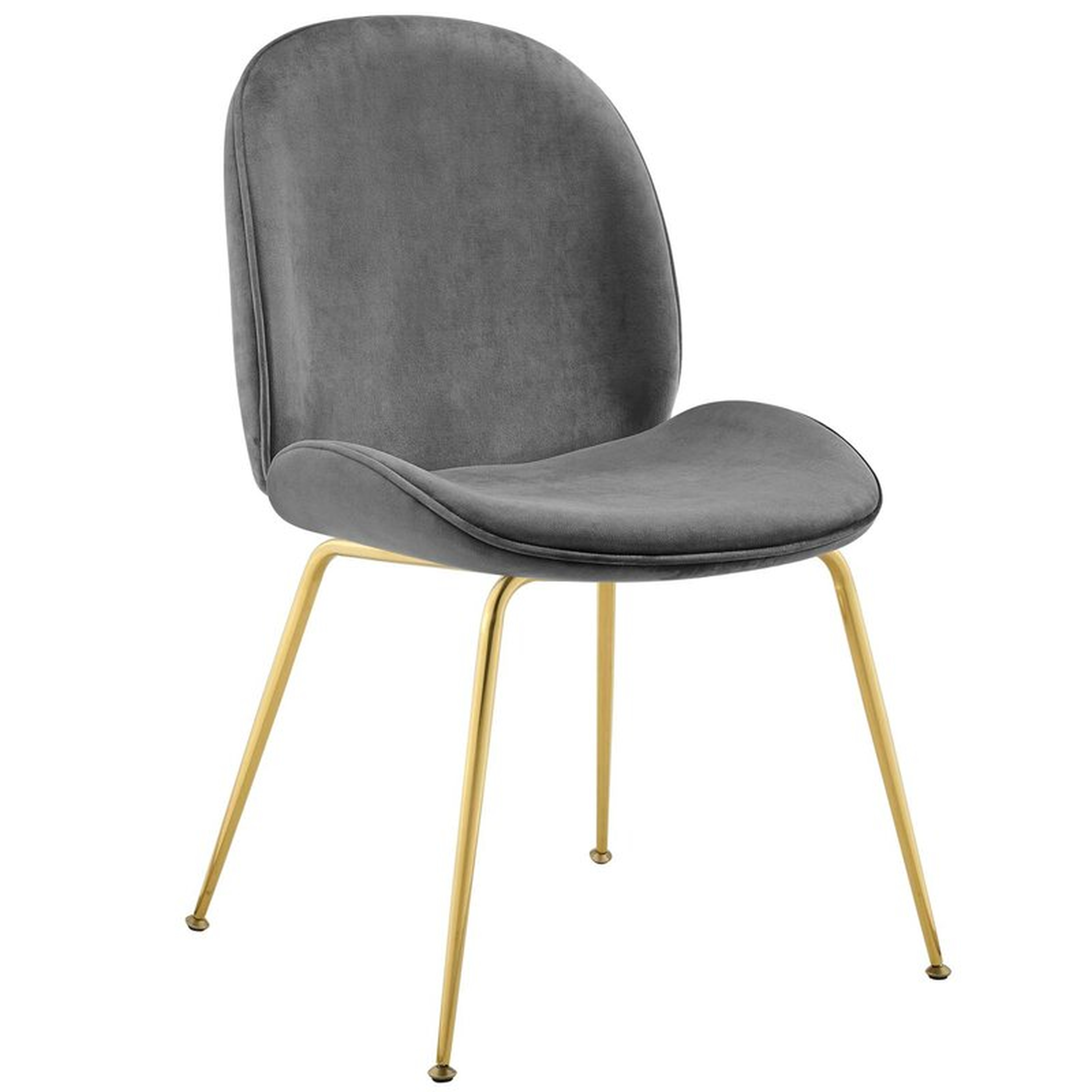 Jaynes Upholstered Velvet Side Chair - Wayfair