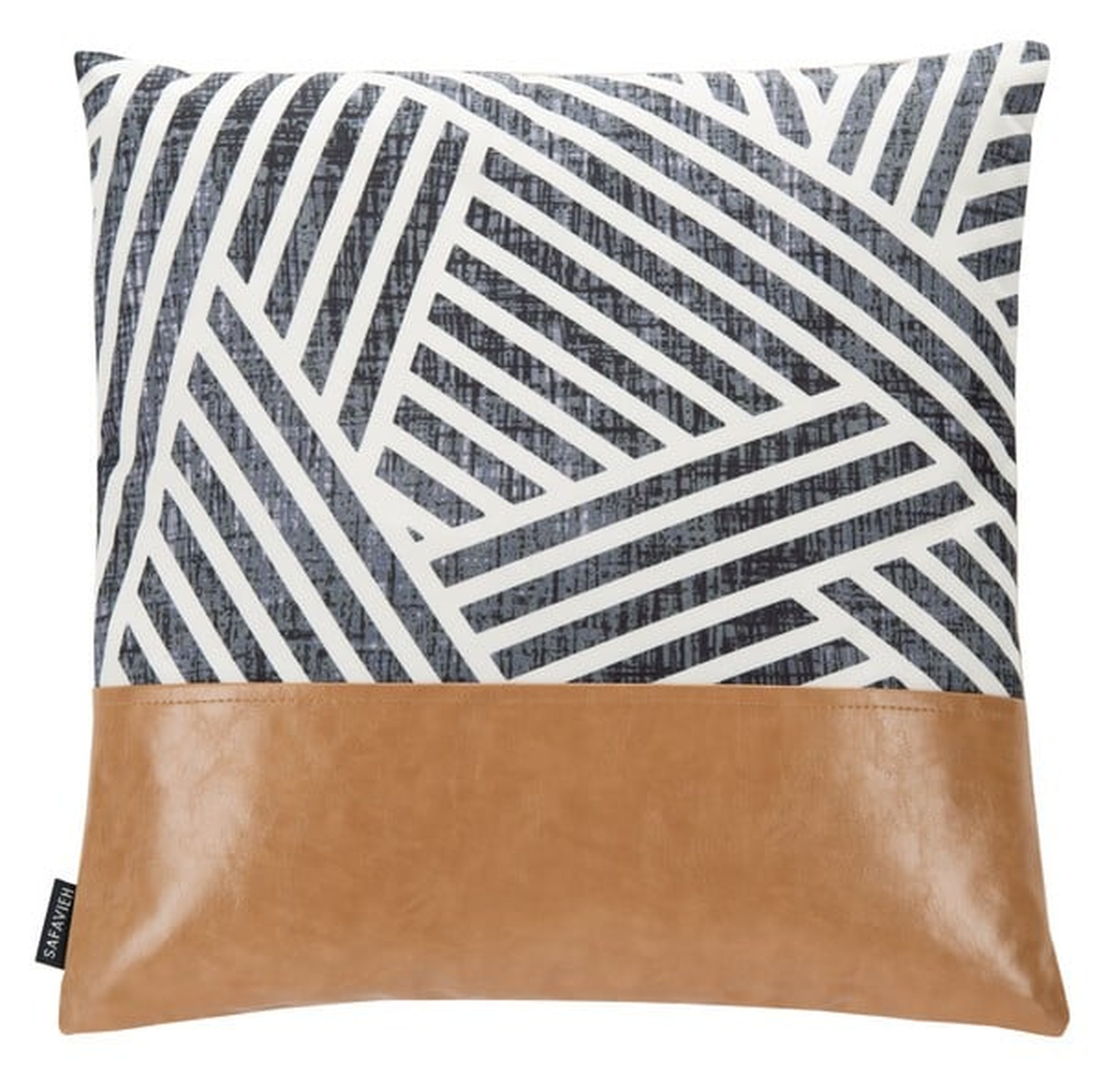 Fanla Pillow - Black/White - Safavieh - Safavieh