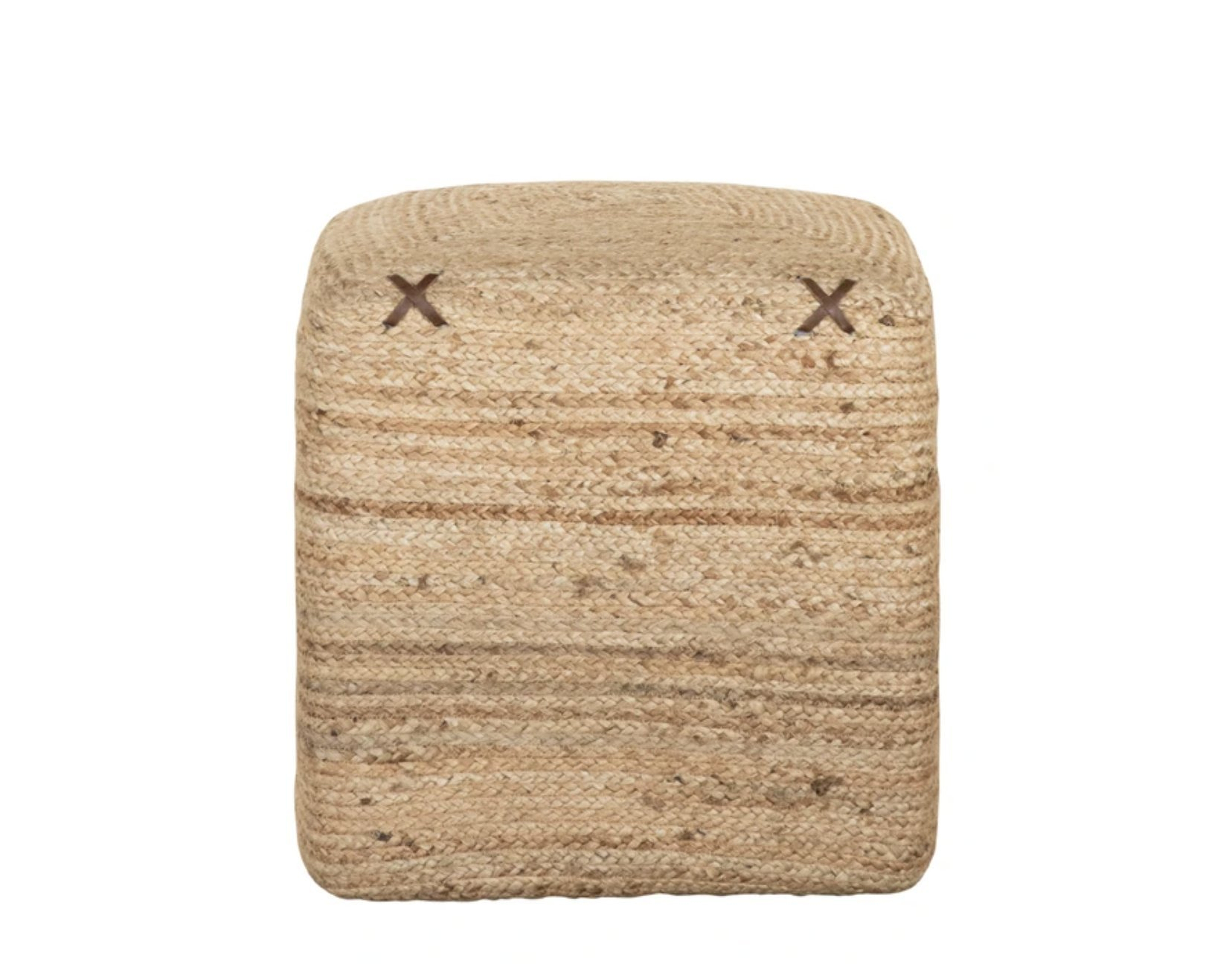 Kelvin Woven Ottoman - McGee & Co.