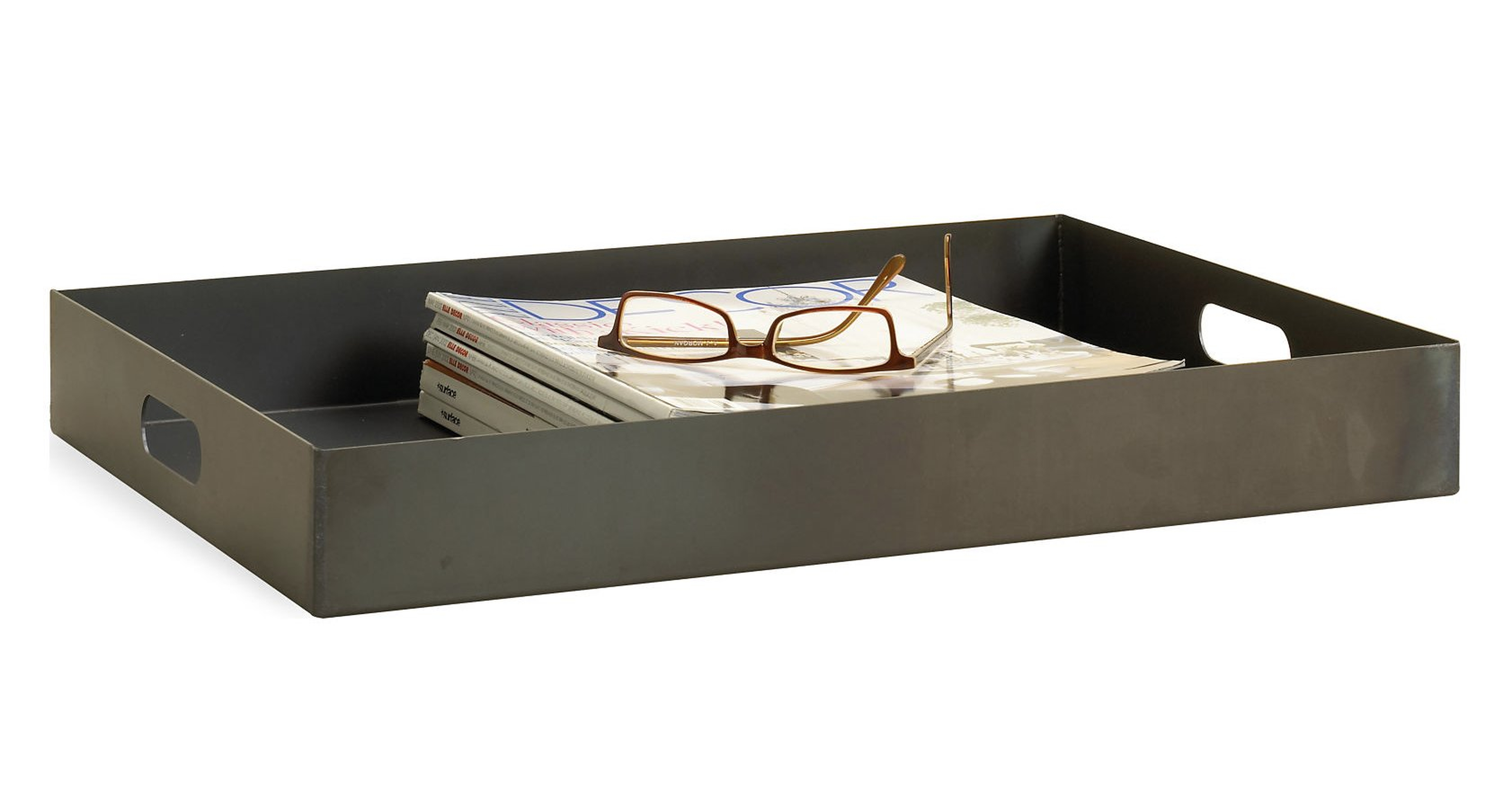 Russell Tray in Natural Steel - Room & Board