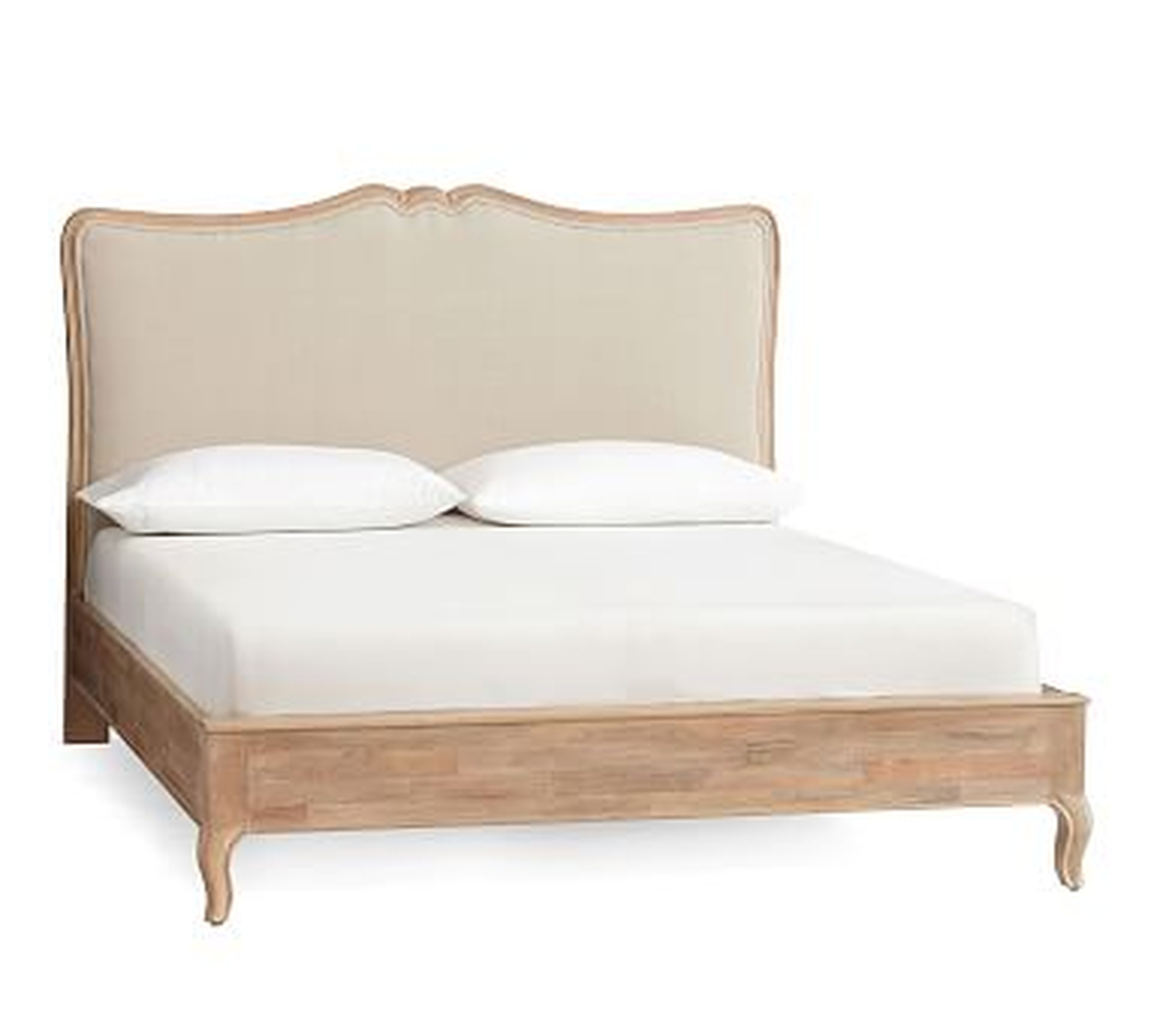 Claremont Bed, Praline, King - Pottery Barn