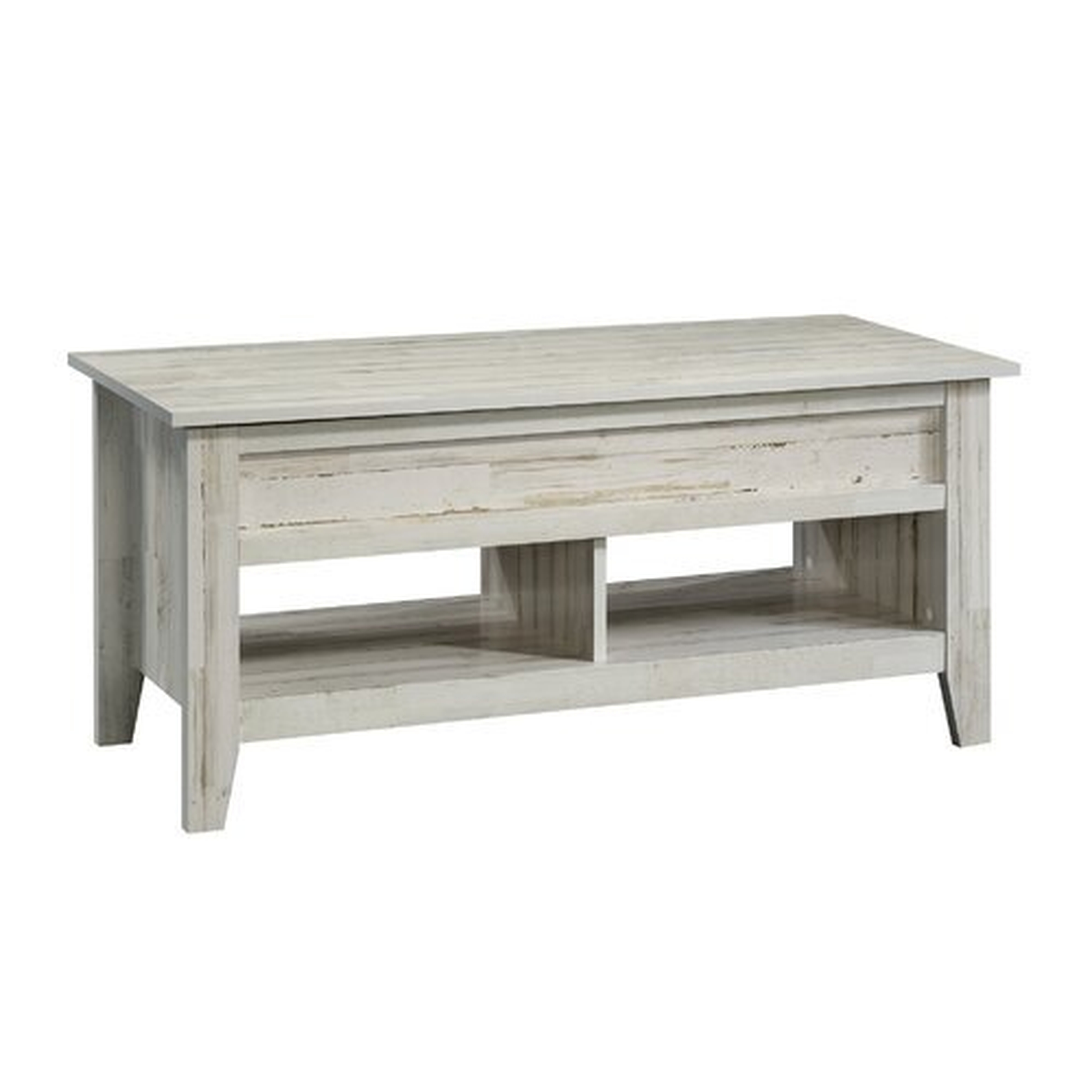 Riddleville Lift Top Coffee Table with Storage (white plank) - Wayfair