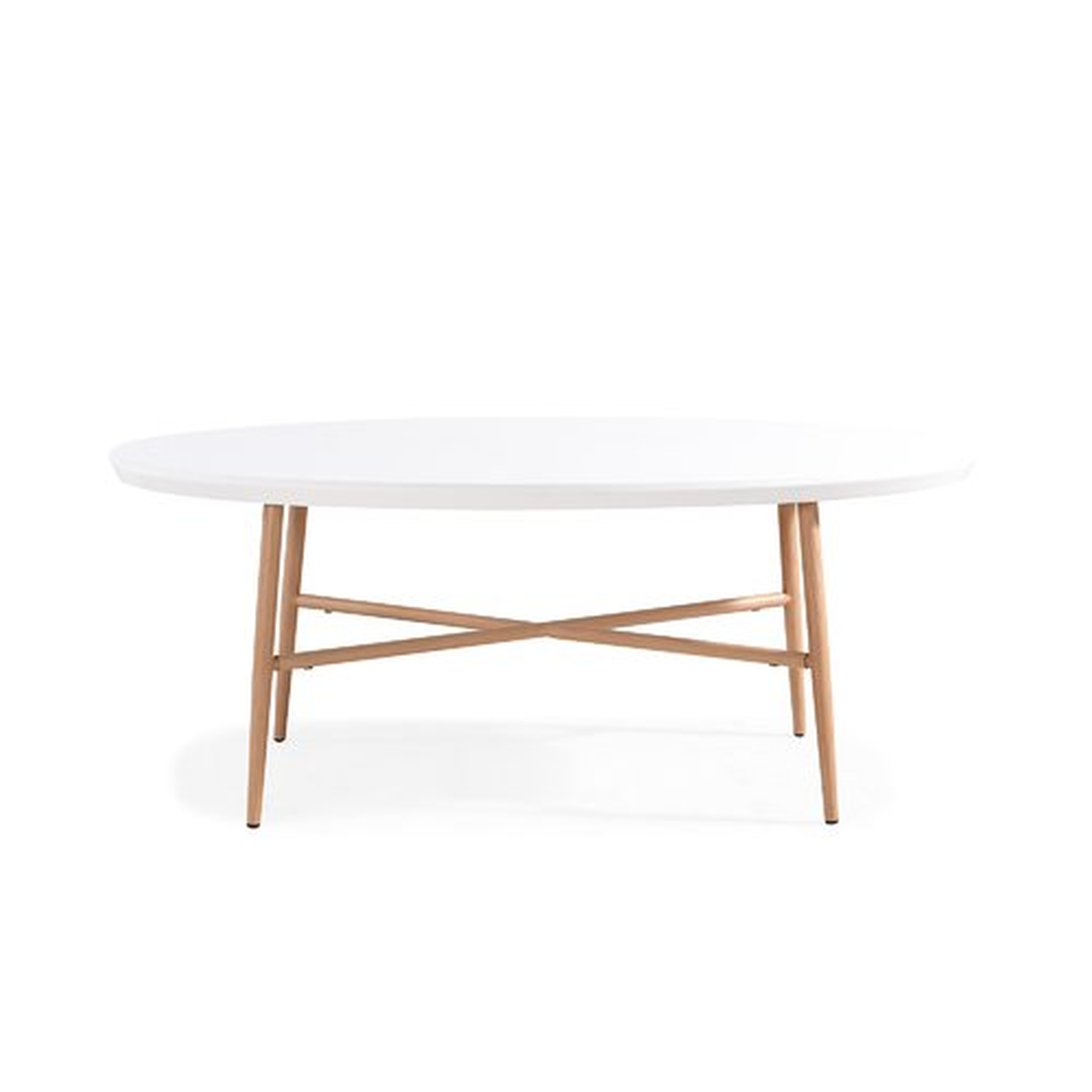 Umstead Oval Engineered Wood Coffee Table - Wayfair