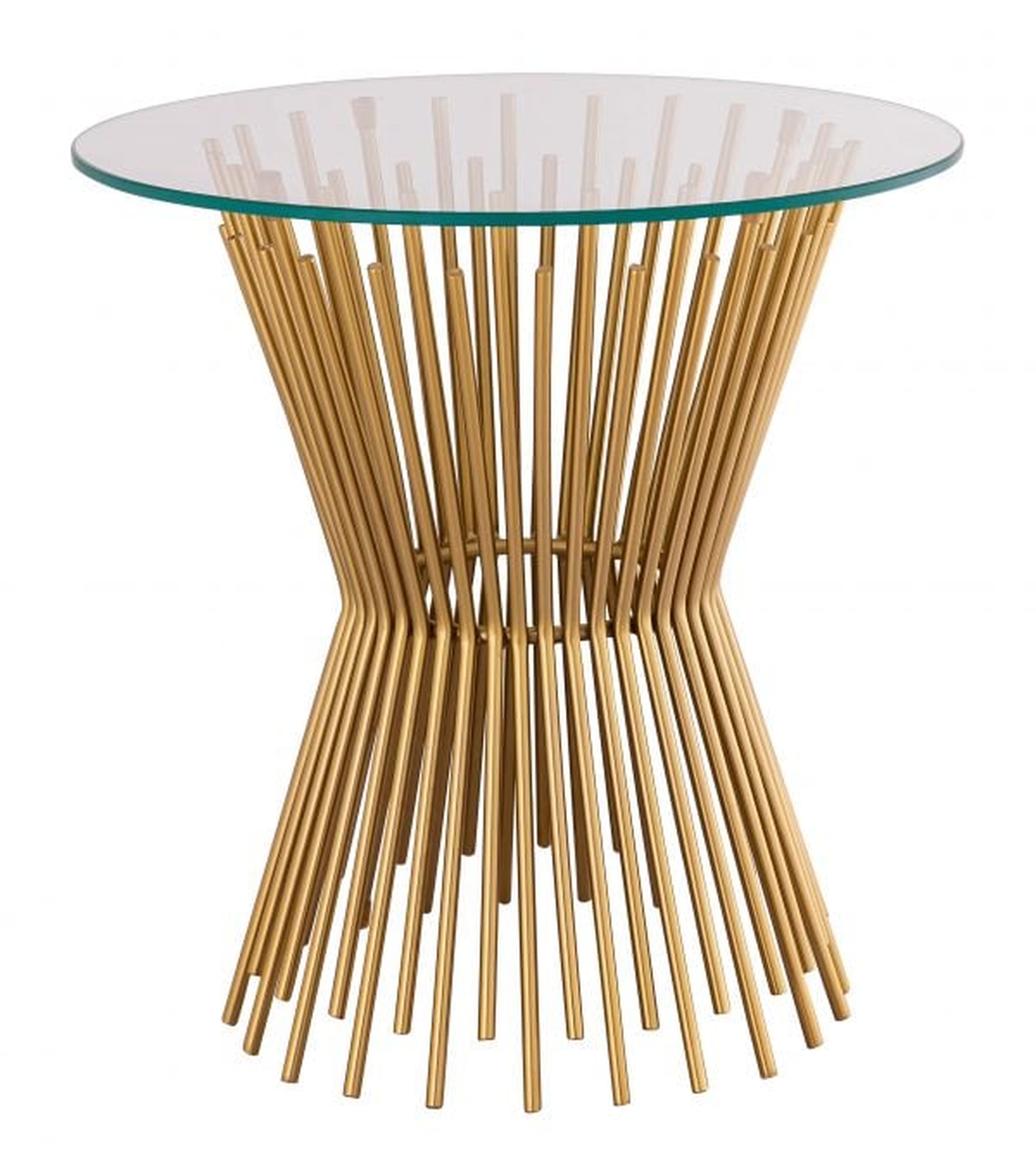 Grace Glass Side Table - TOV FURNITURE