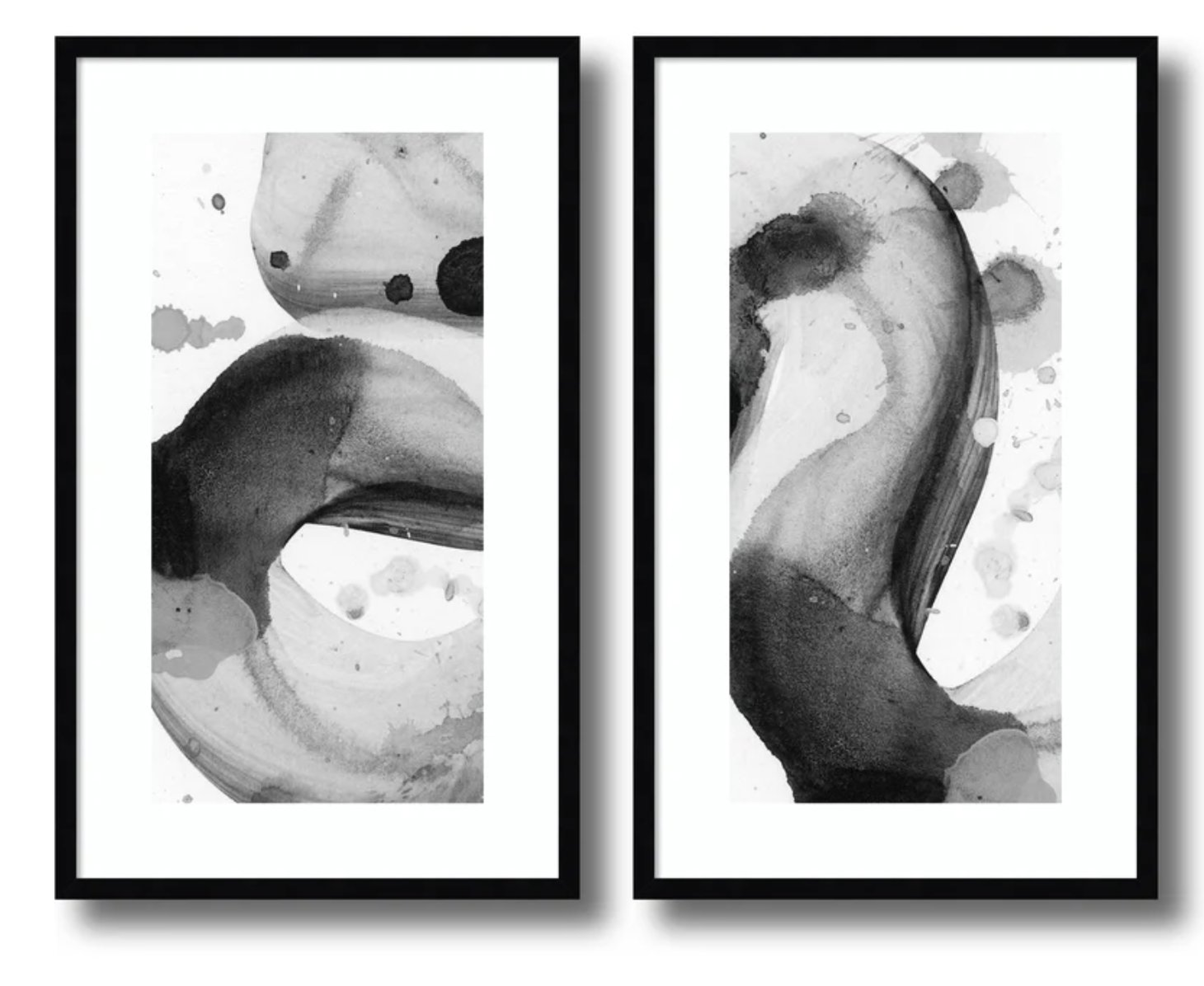 Framed Art Print 'Entranced I and II' By Sharon Chandler - AllModern