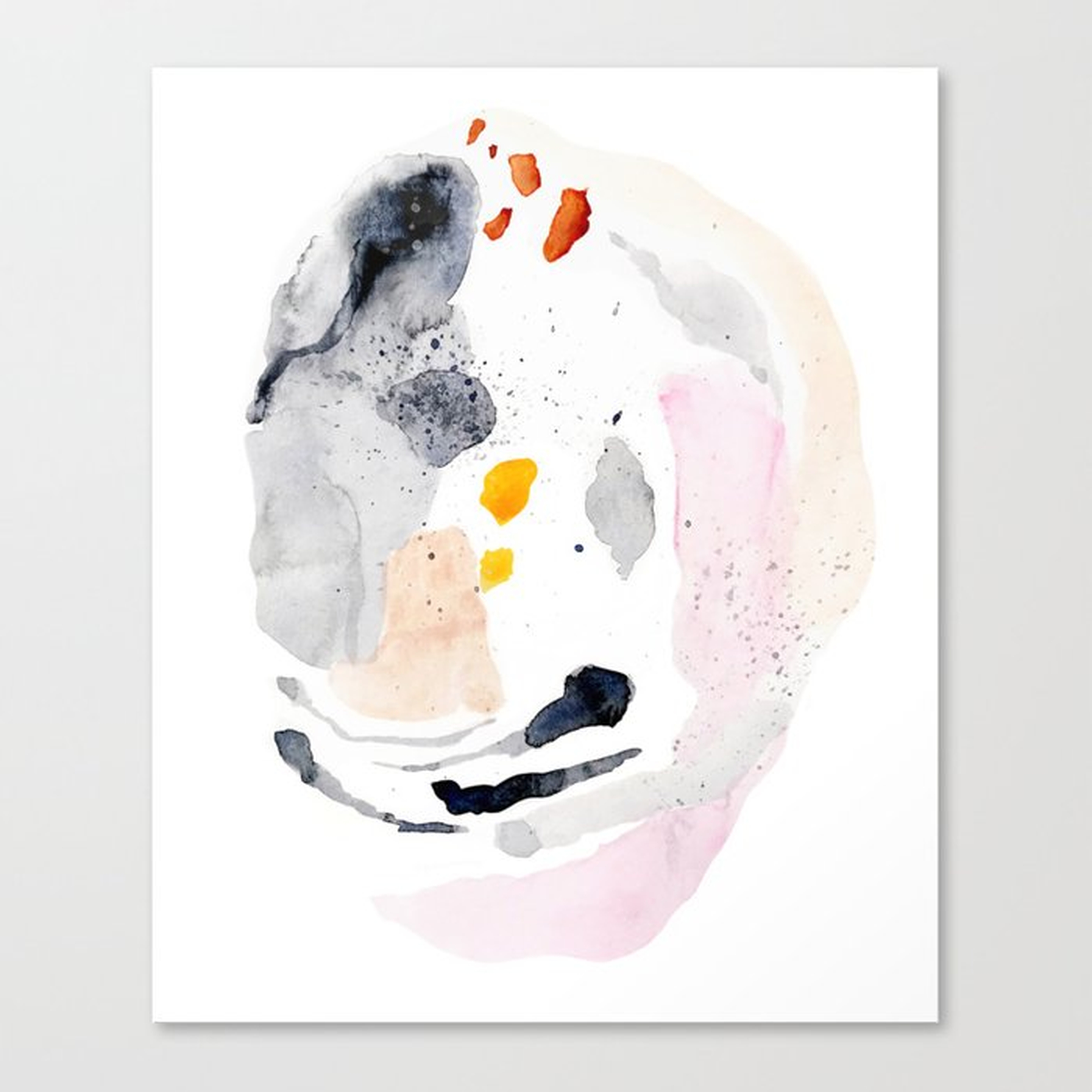 thoughtform - abstract painting Canvas Print - Society6