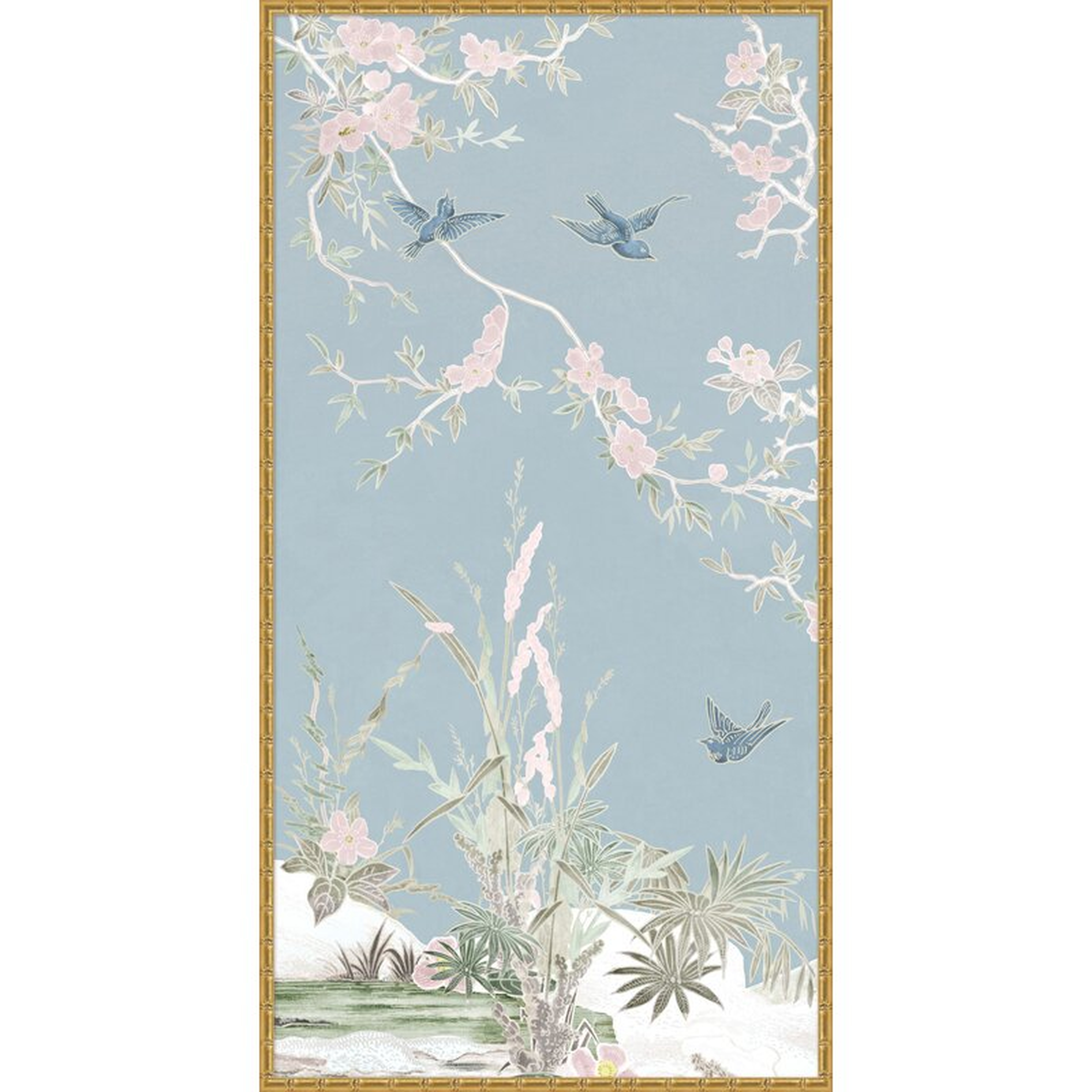 Wendover Art Group Spring Haven Chinoiserie 1 by Lillian August - Picture Frame Painting Print - Perigold