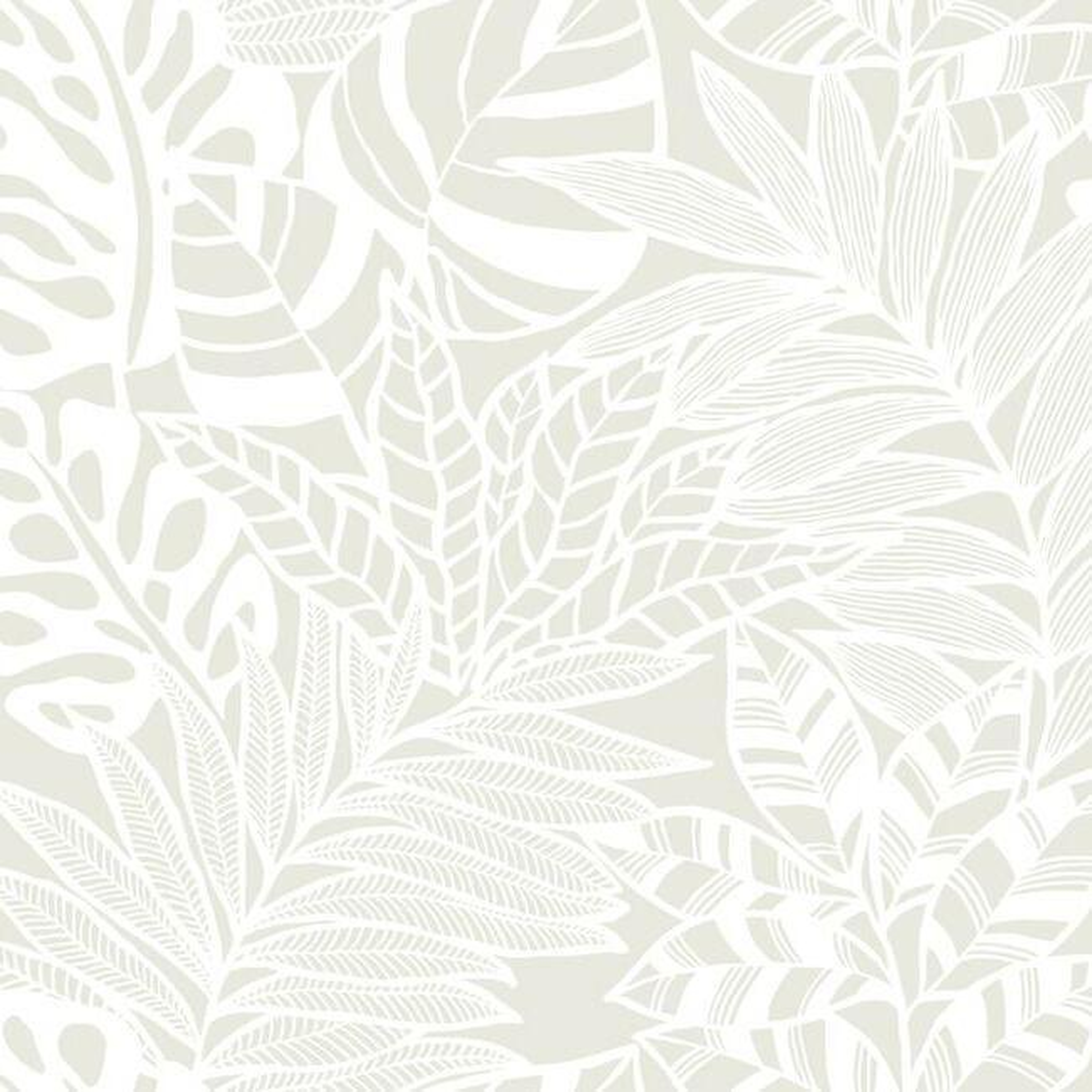 Jungle Leaves Wallpaper - York Wallcoverings