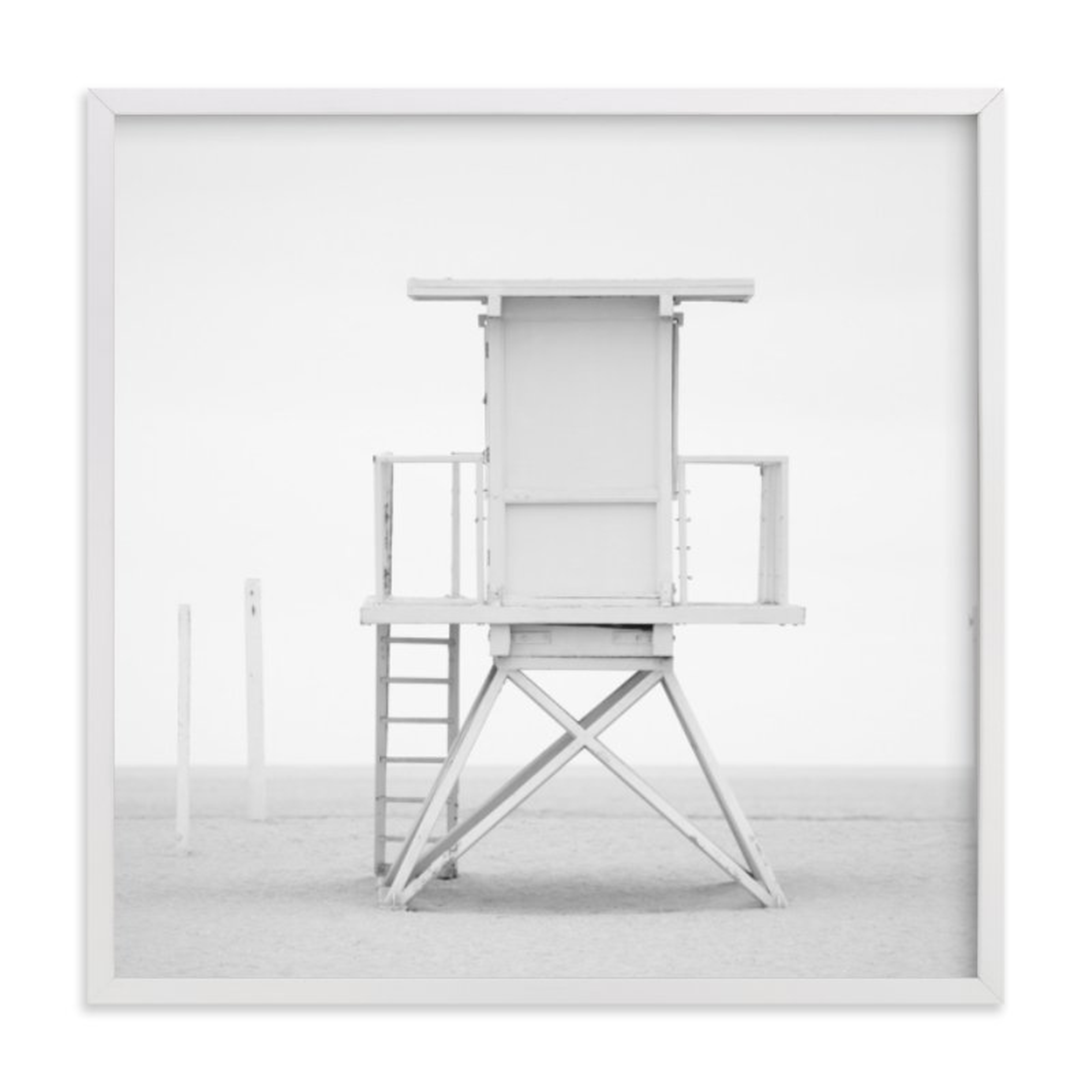 iconic lifeguard tower - Minted
