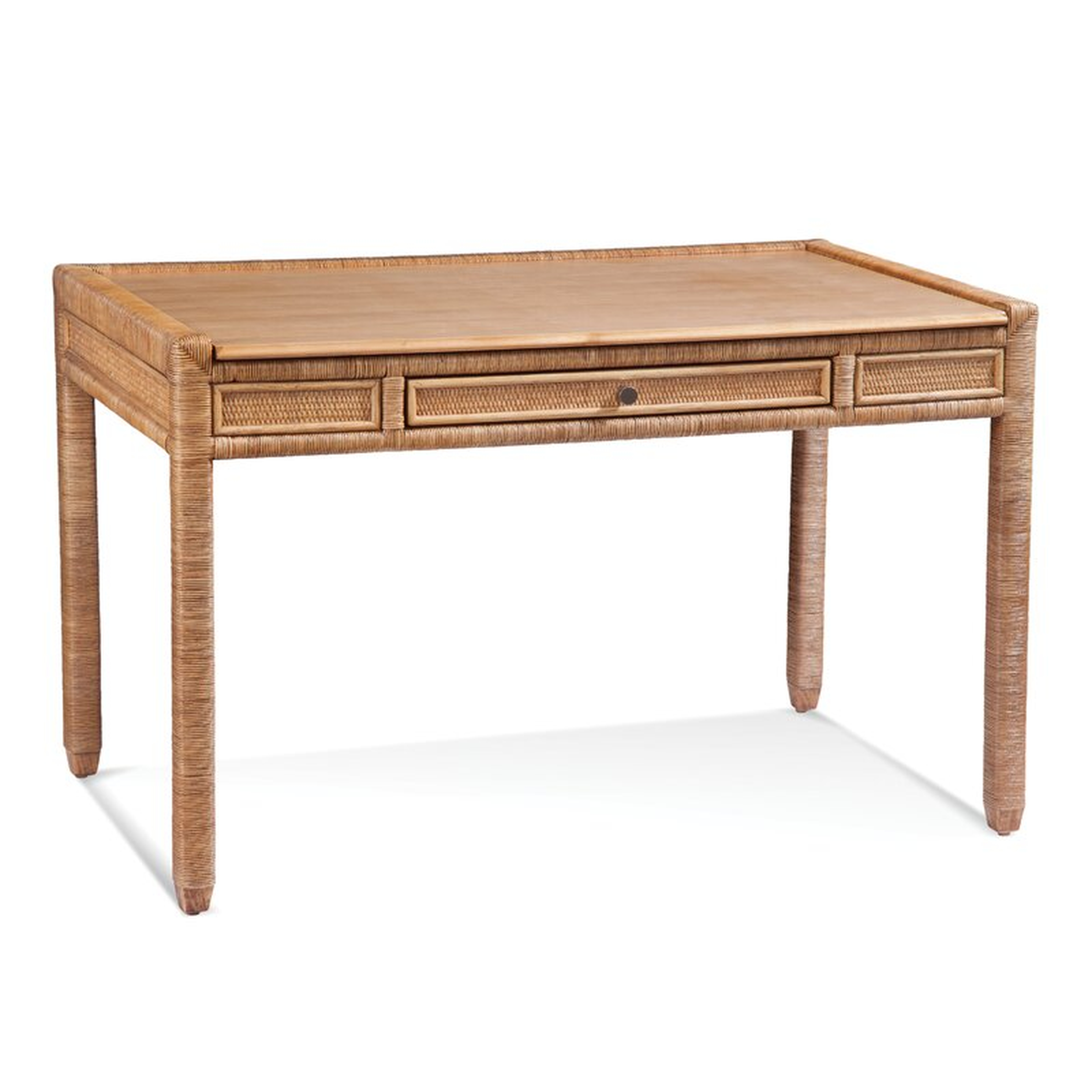 Braxton Culler Pine Isle Solid Wood Desk, Honey - Perigold