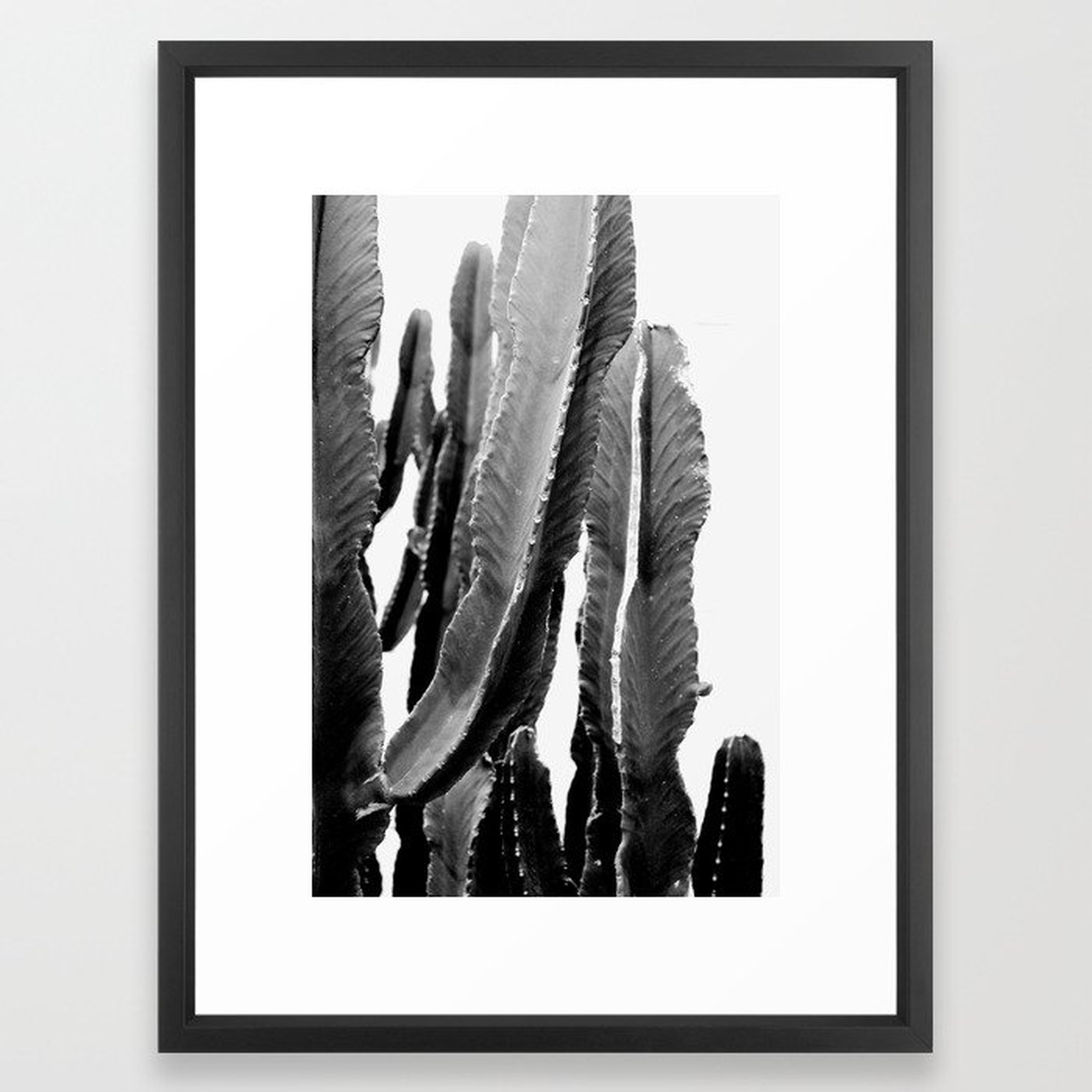 Boho Cactus Framed Art Print - Society6