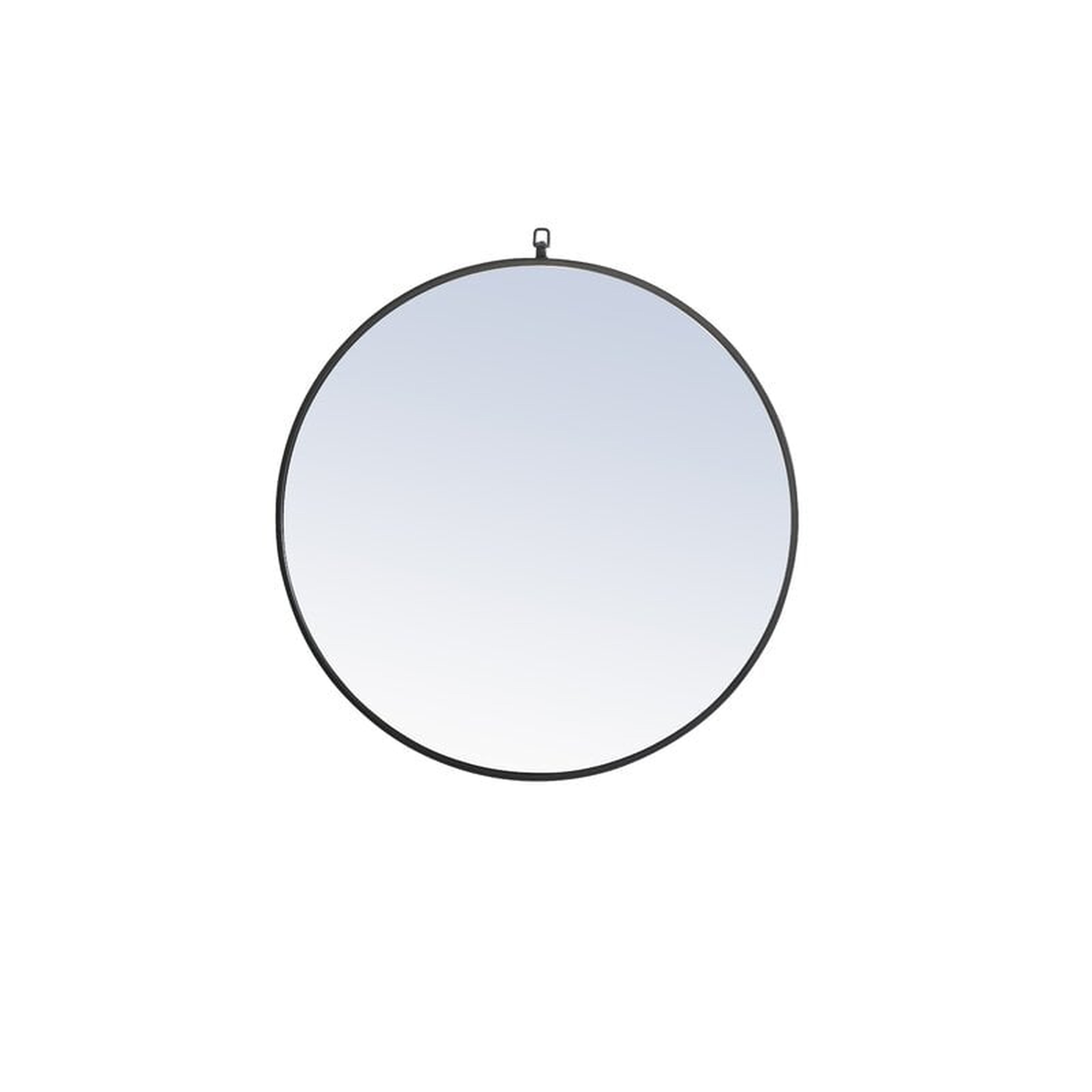 Yedinak Modern Distressed Accent Mirror-24" - Wayfair