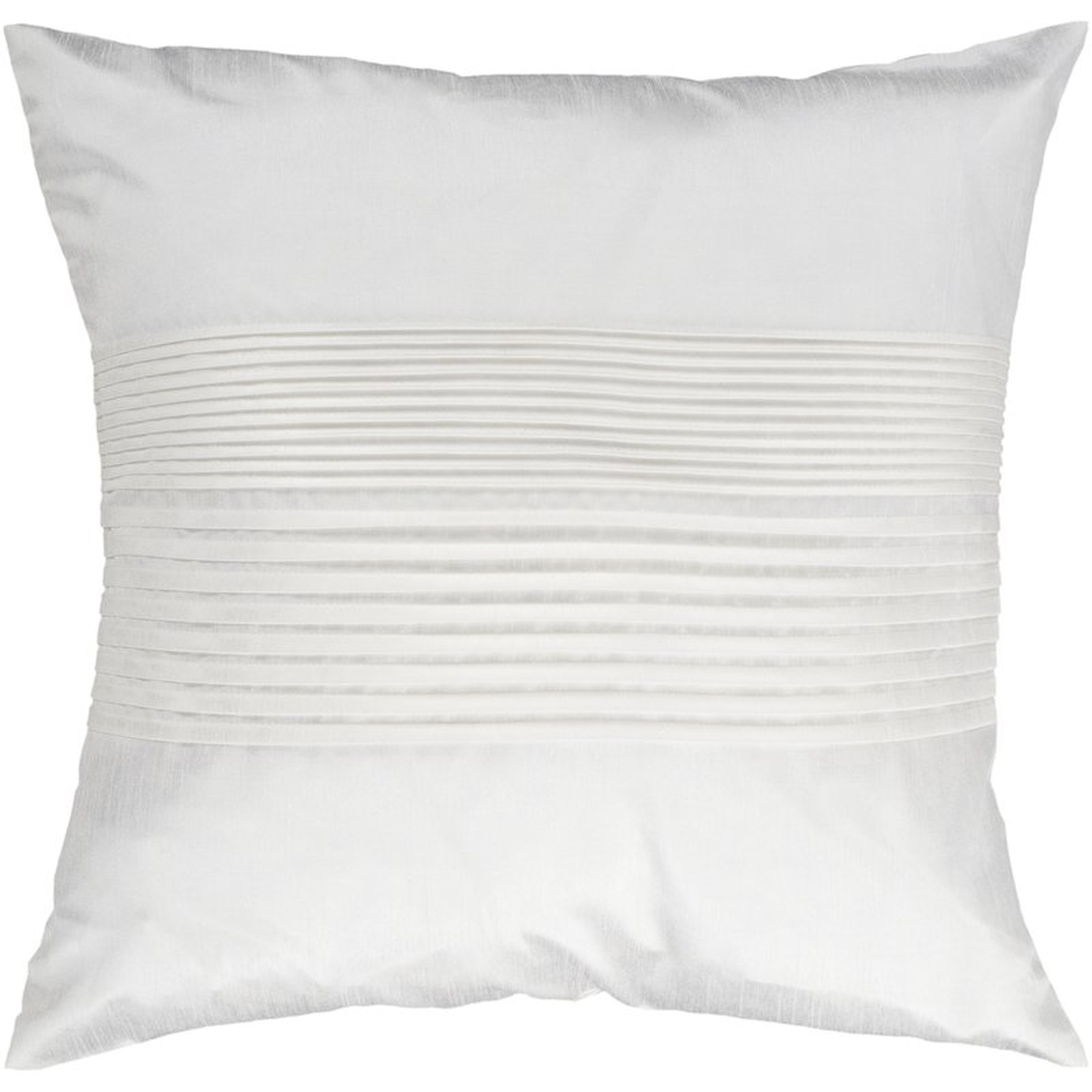 Kadyn Pleated Throw Pillow Cover 22x22 - AllModern