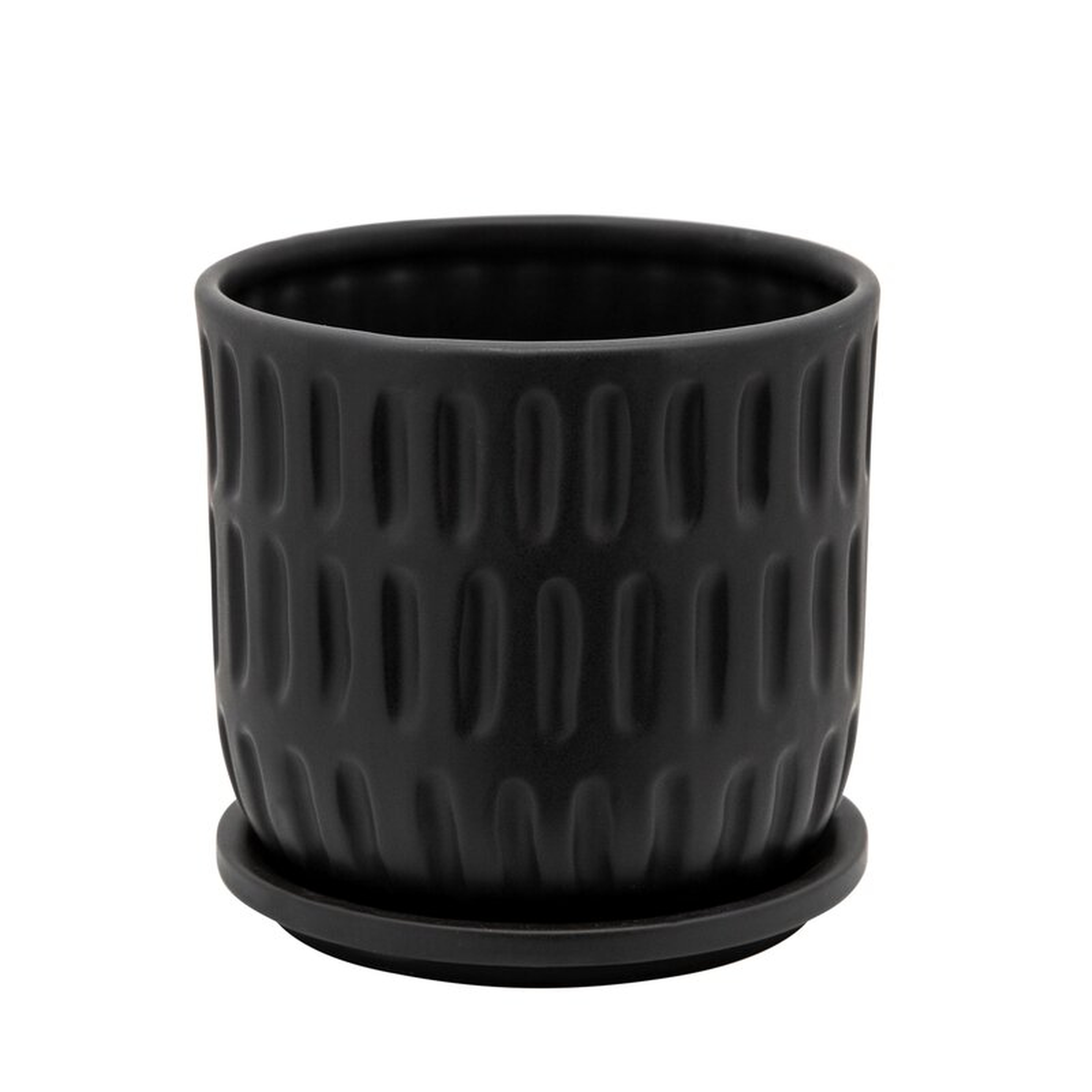 Textured Ceramic Pot Planter - Wayfair